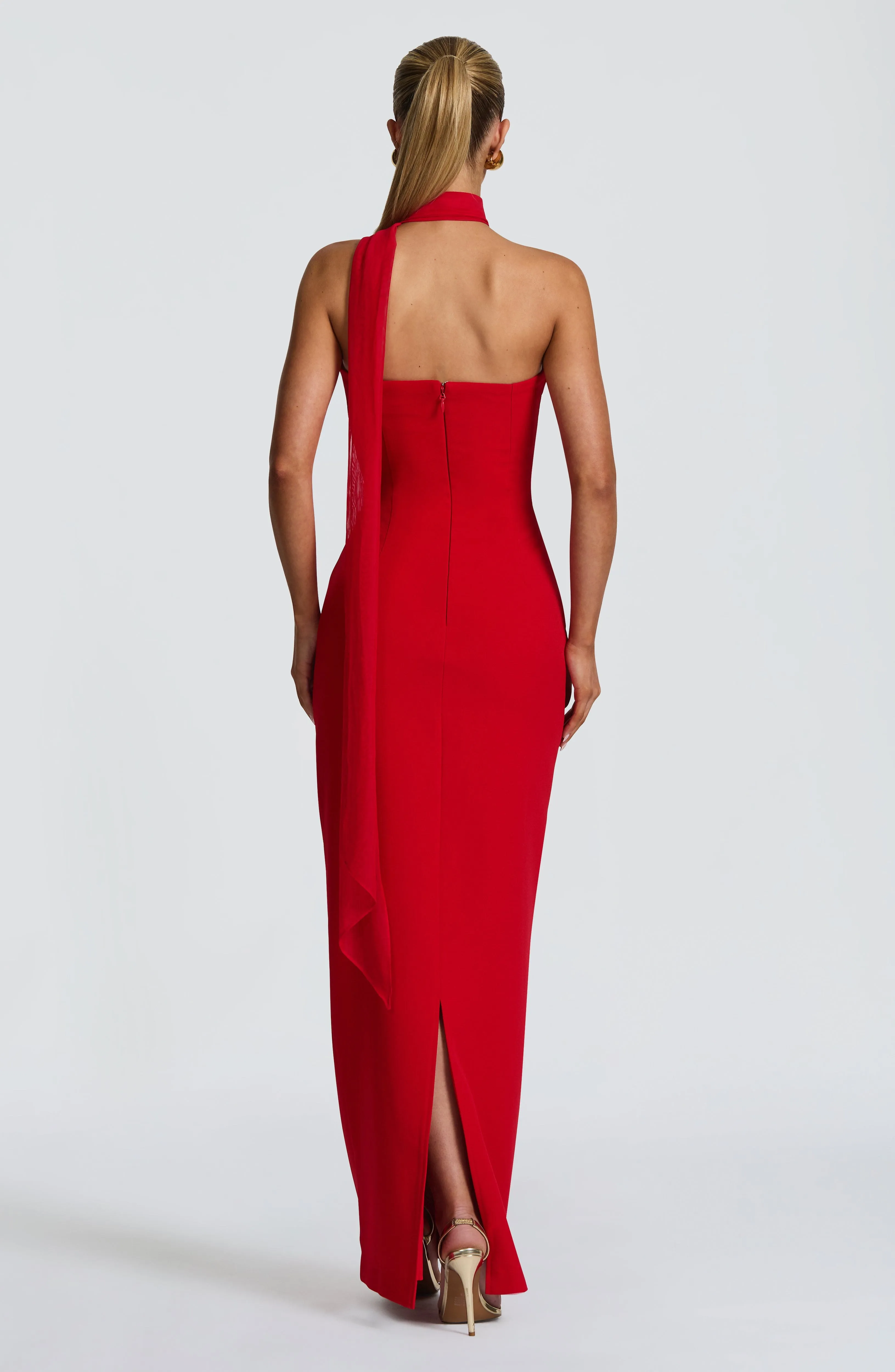 Lindsey Maxi Dress - Red sold by Babyboo Fashion product image thumbnail 4