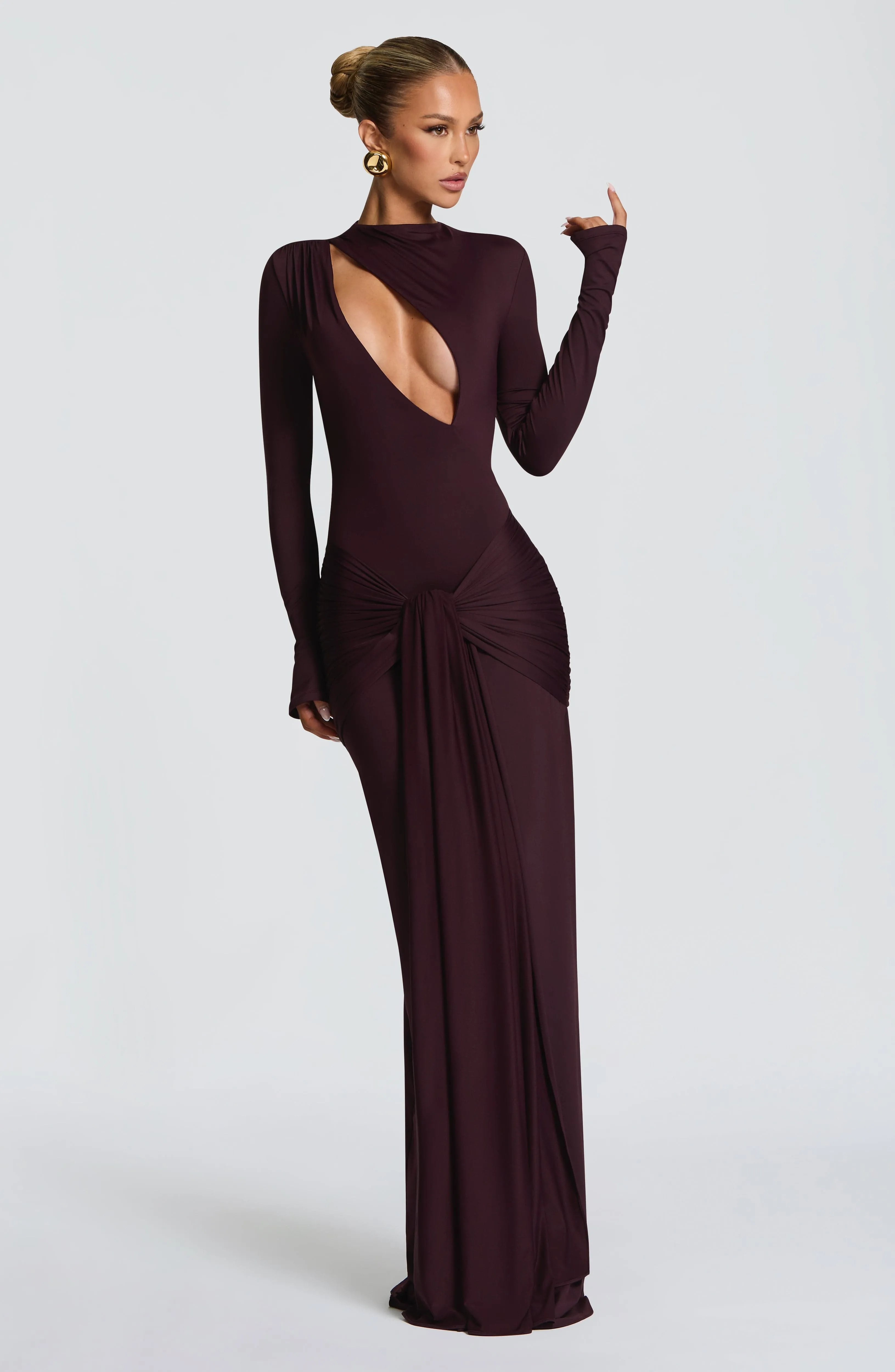 Tahnee Maxi Dress - Plum sold by Babyboo Fashion product image thumbnail 4