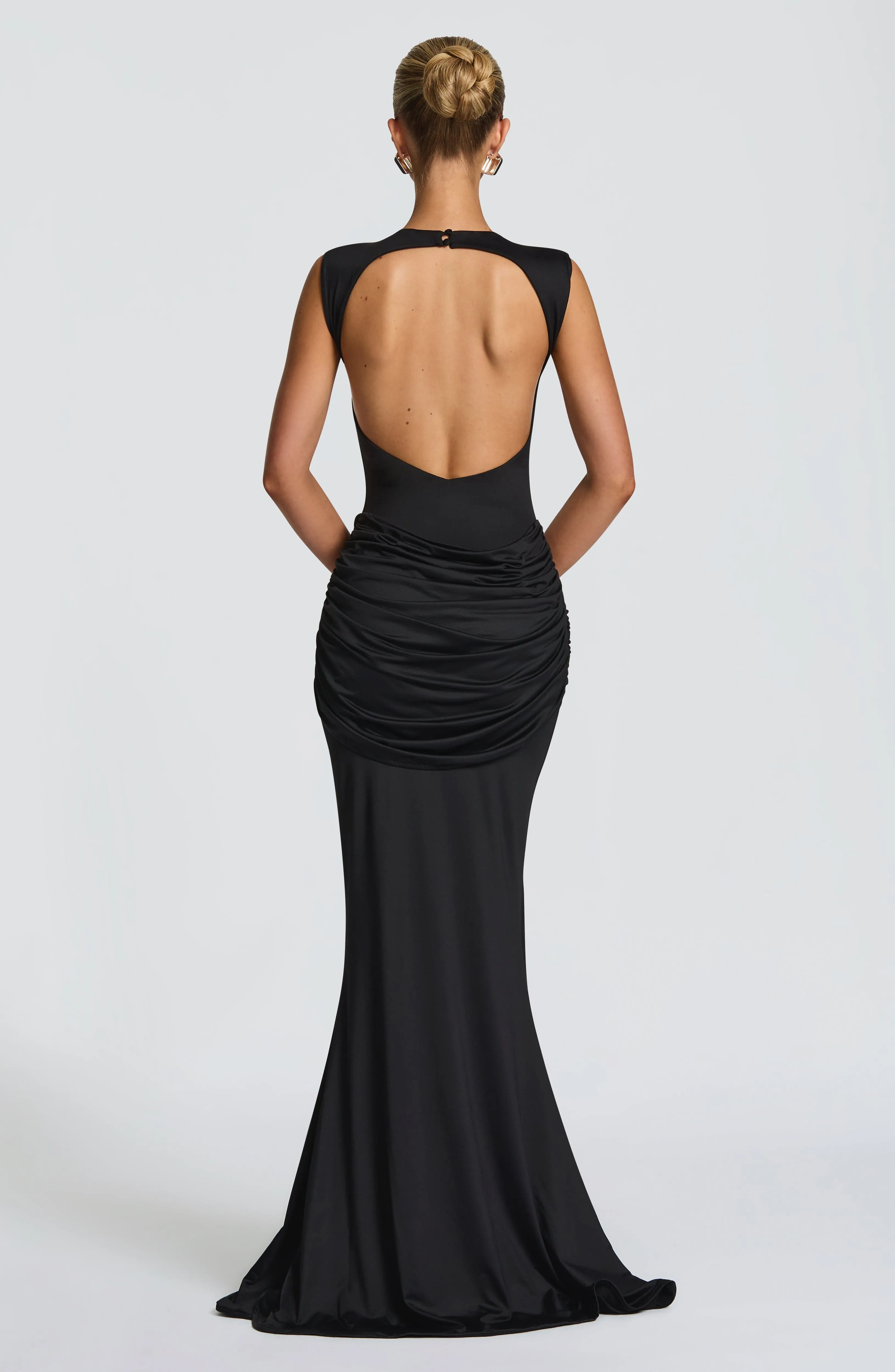 Lorenza Maxi Dress - Black sold by Babyboo Fashion product image thumbnail 2