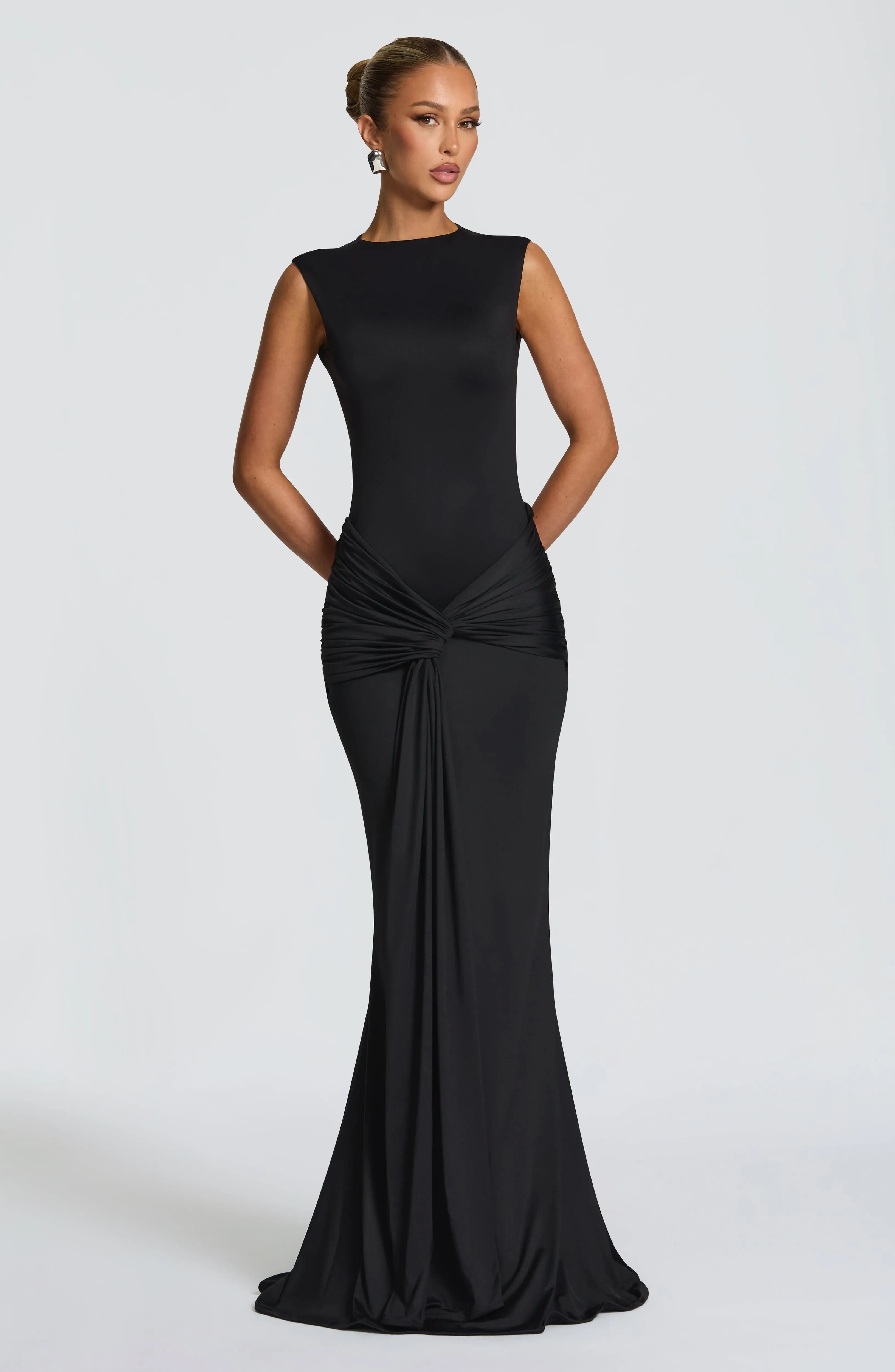 Lorenza Maxi Dress - Black sold by Babyboo Fashion