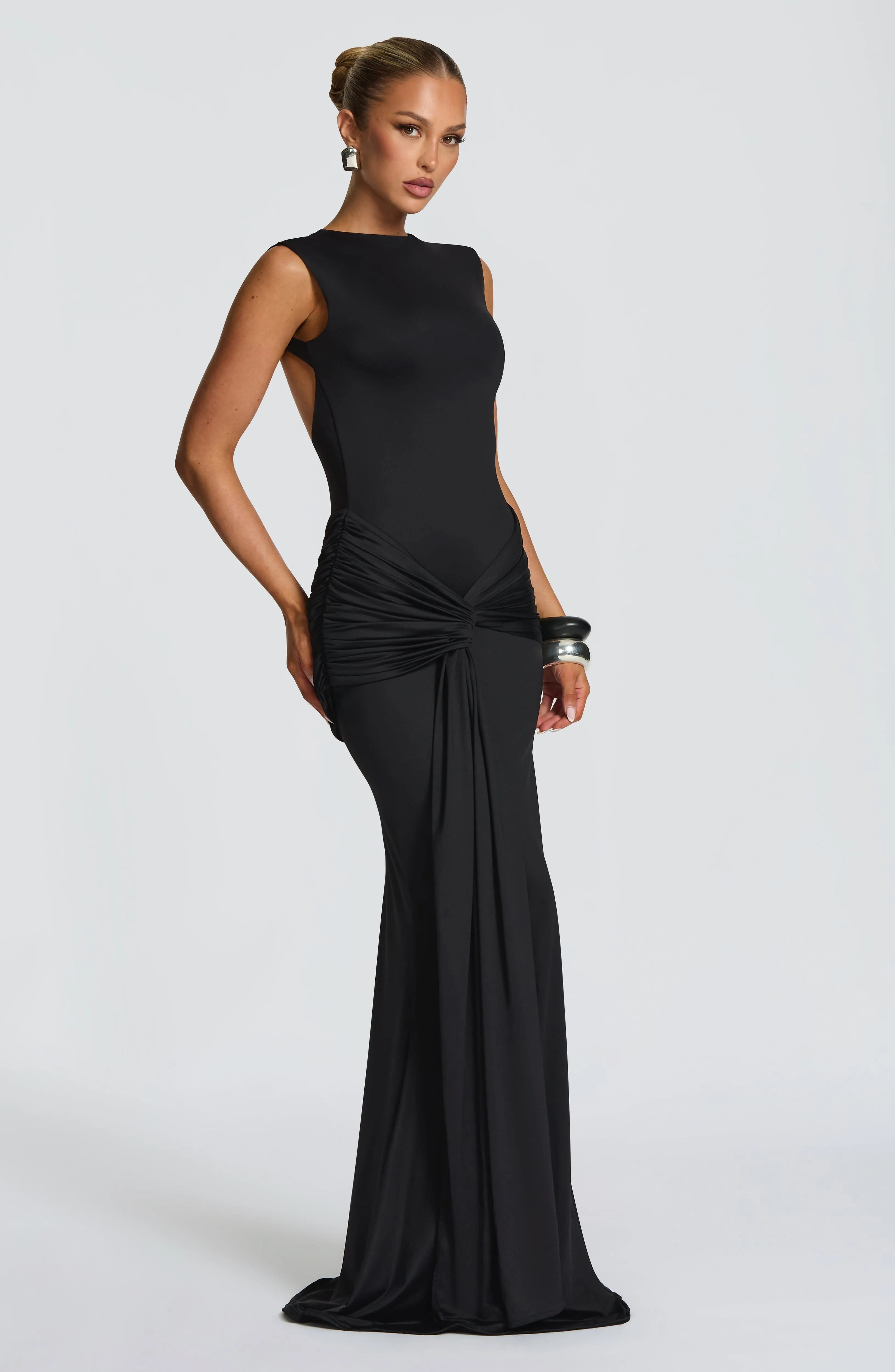 Lorenza Maxi Dress - Black sold by Babyboo Fashion product image thumbnail 3