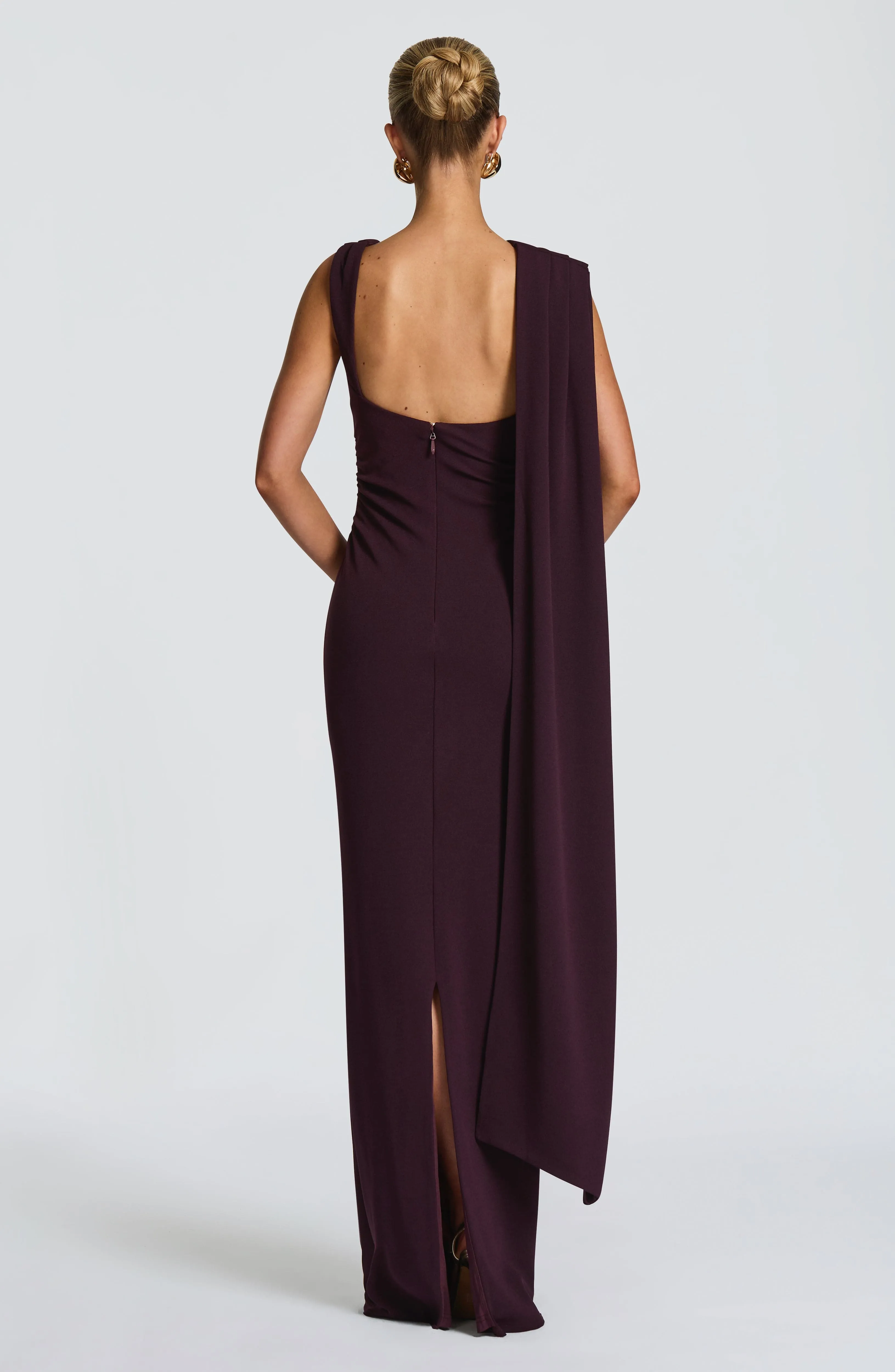 Kylie Maxi Dress - Plum sold by Babyboo Fashion product image thumbnail 4