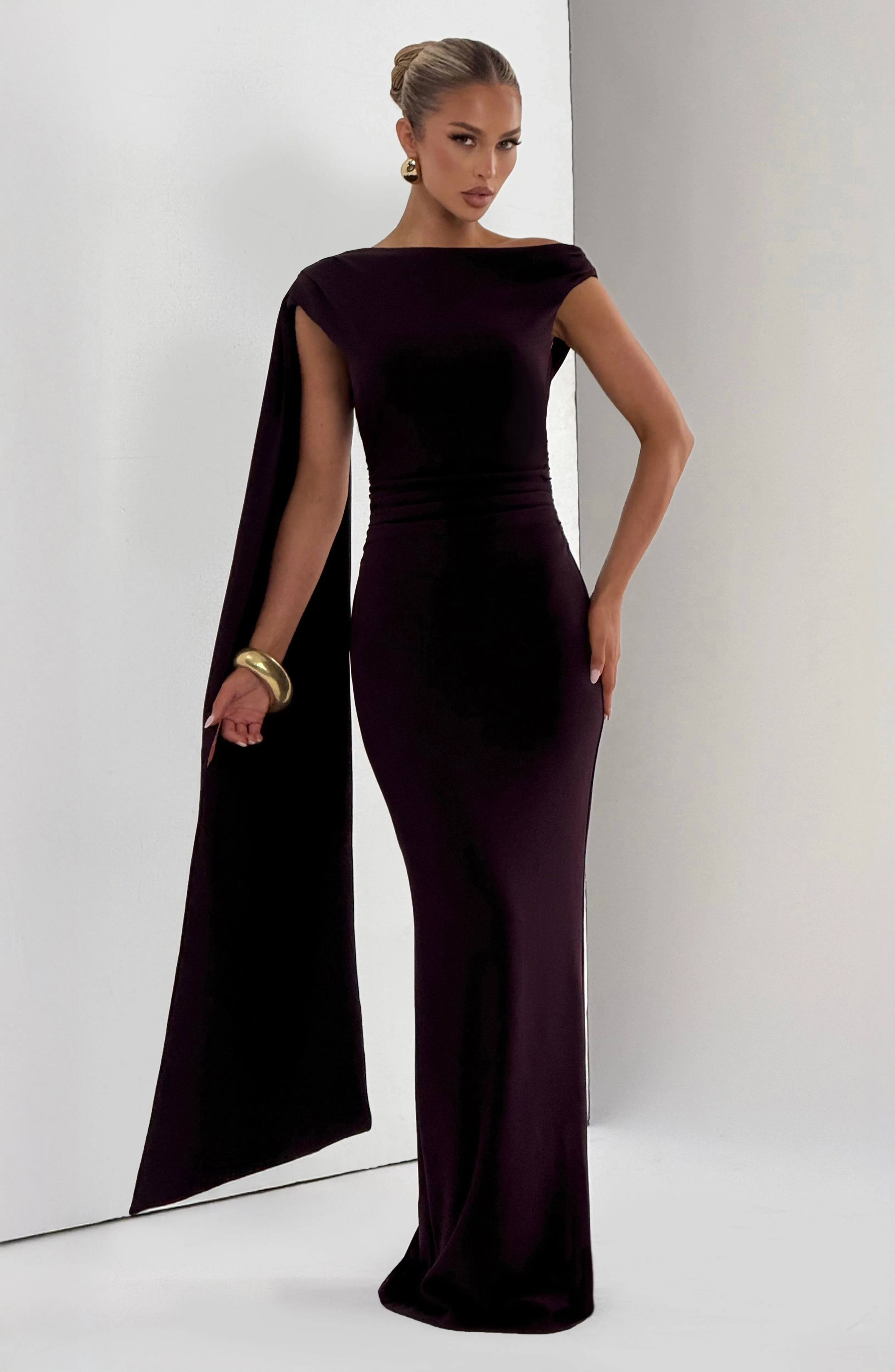 Kylie Maxi Dress - Plum sold by Babyboo Fashion product image thumbnail 5