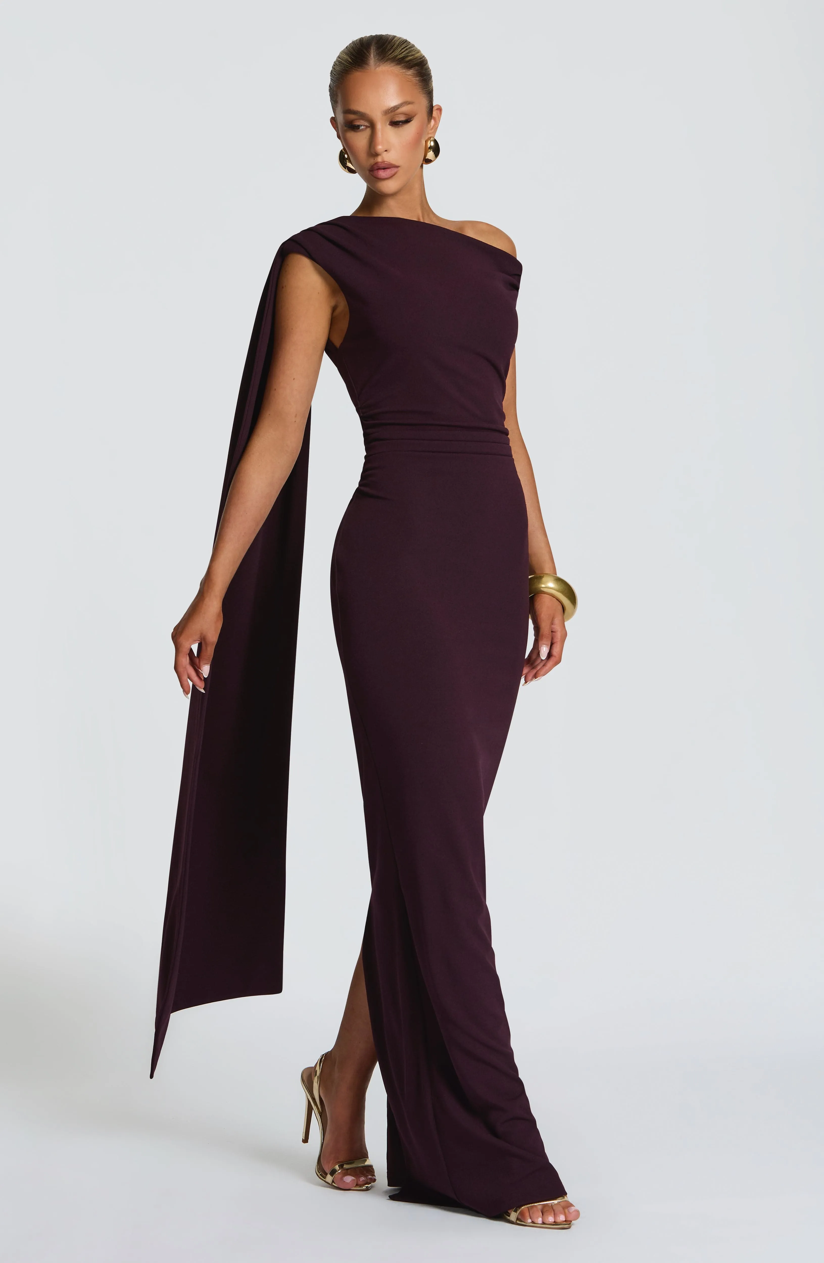 Kylie Maxi Dress - Plum sold by Babyboo Fashion product image thumbnail 3