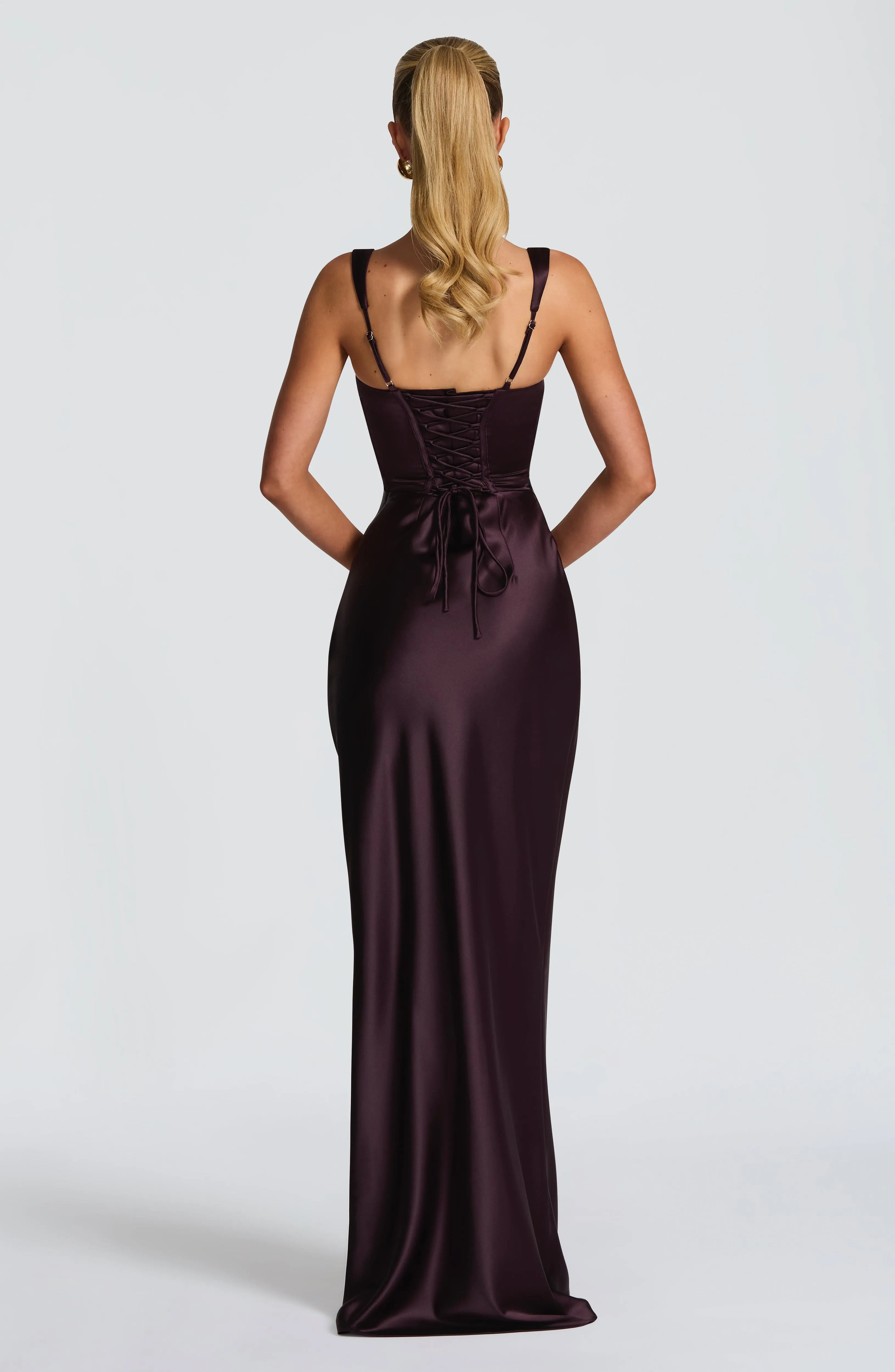 Calanthe Maxi Dress - Plum sold by Babyboo Fashion product image thumbnail 2