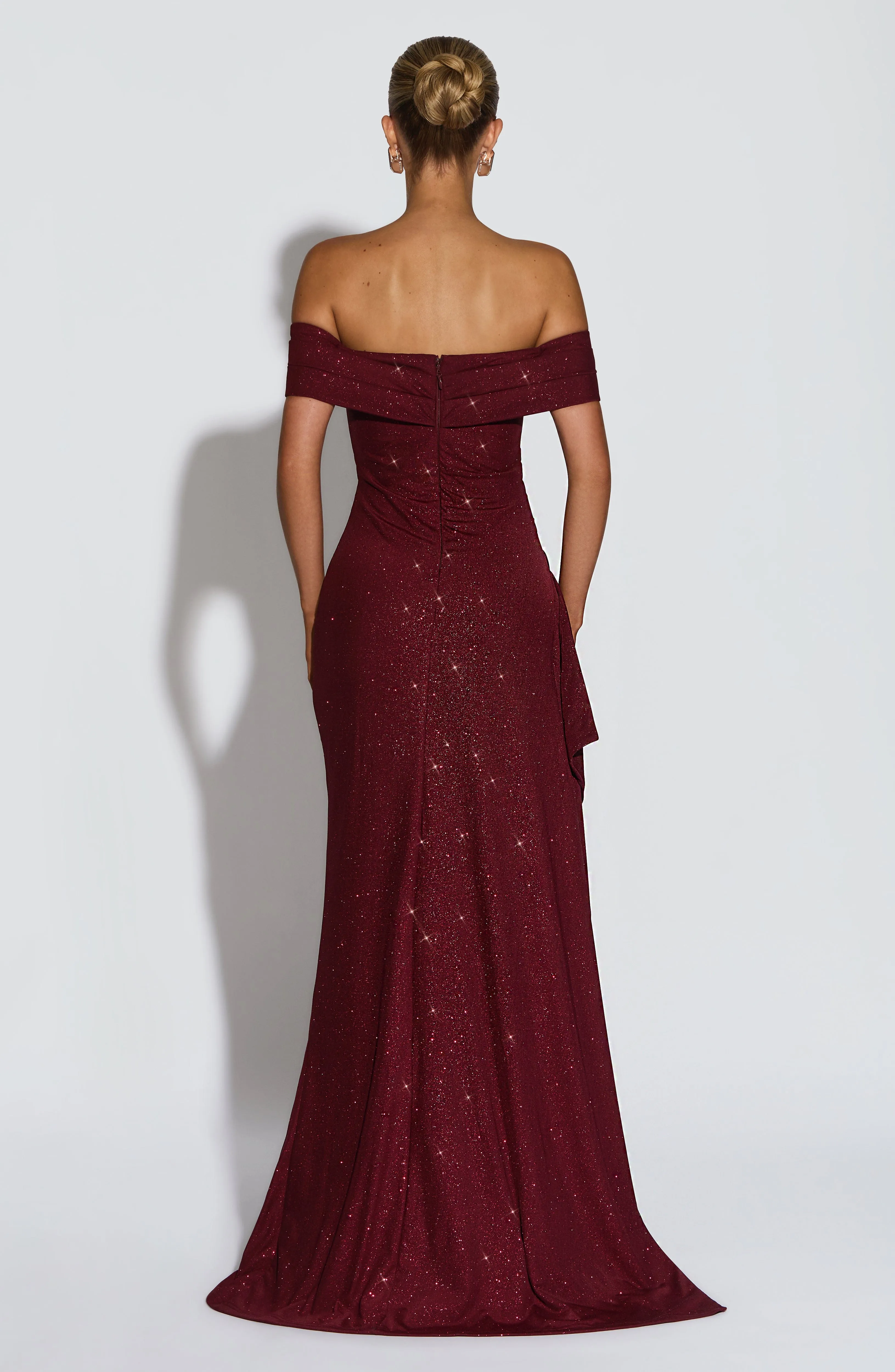 Joyce Maxi Dress - Wine Sparkle sold by Babyboo Fashion product image thumbnail 3
