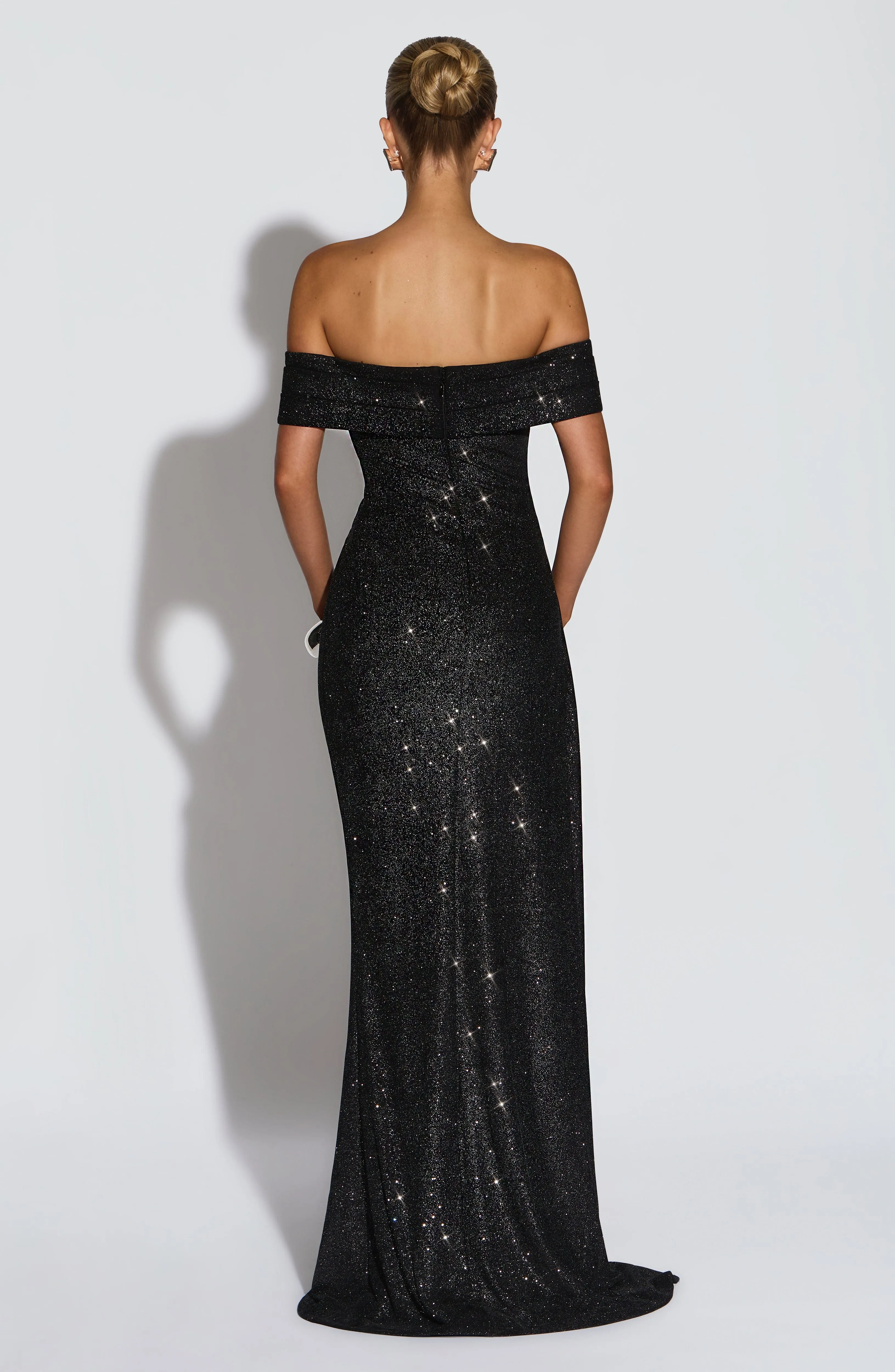 Joyce Maxi Dress - Black Sparkle sold by Babyboo Fashion product image thumbnail 3