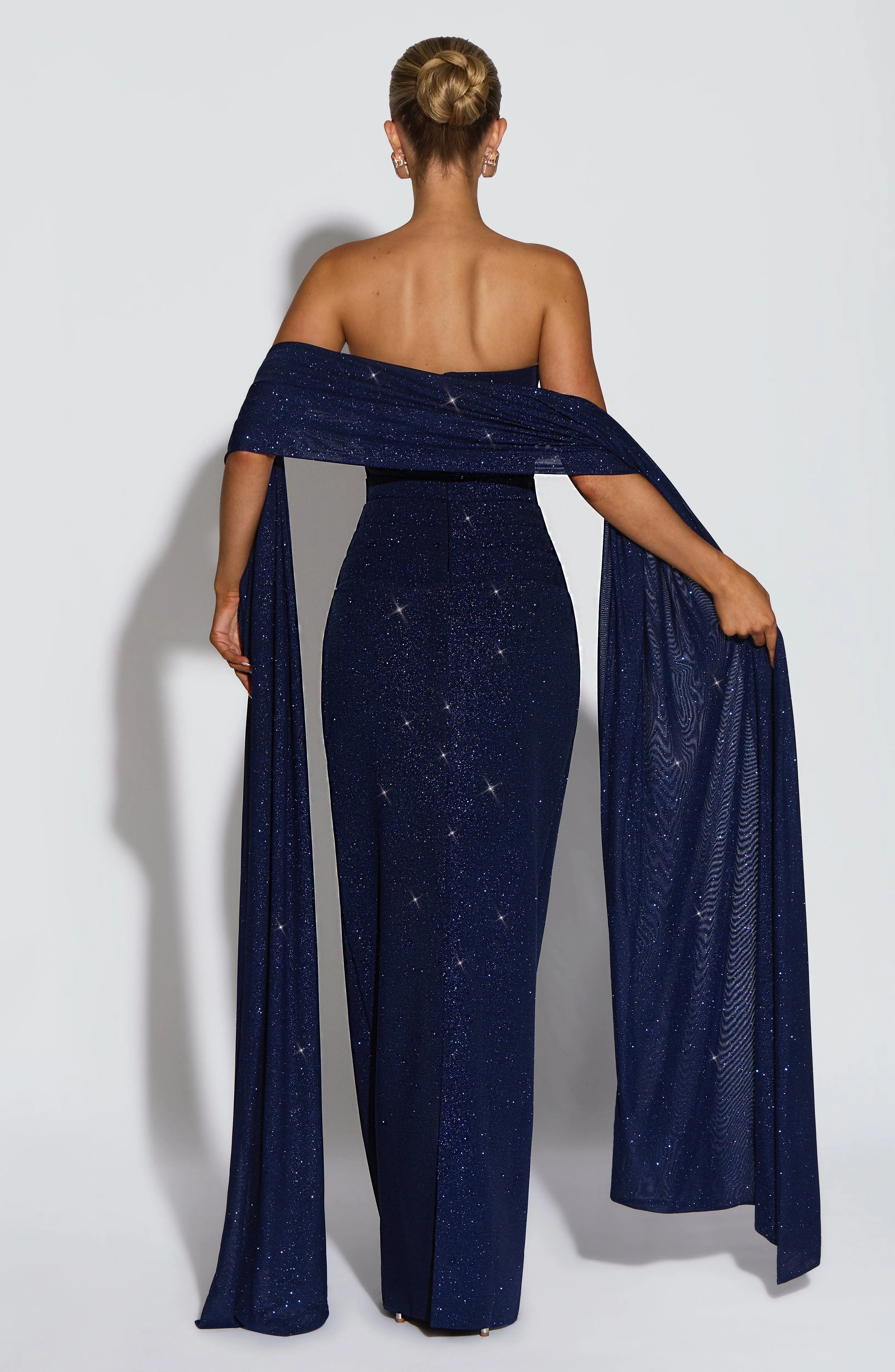 Pandra Maxi Dress - Navy Sparkle sold by Babyboo Fashion product image thumbnail 4