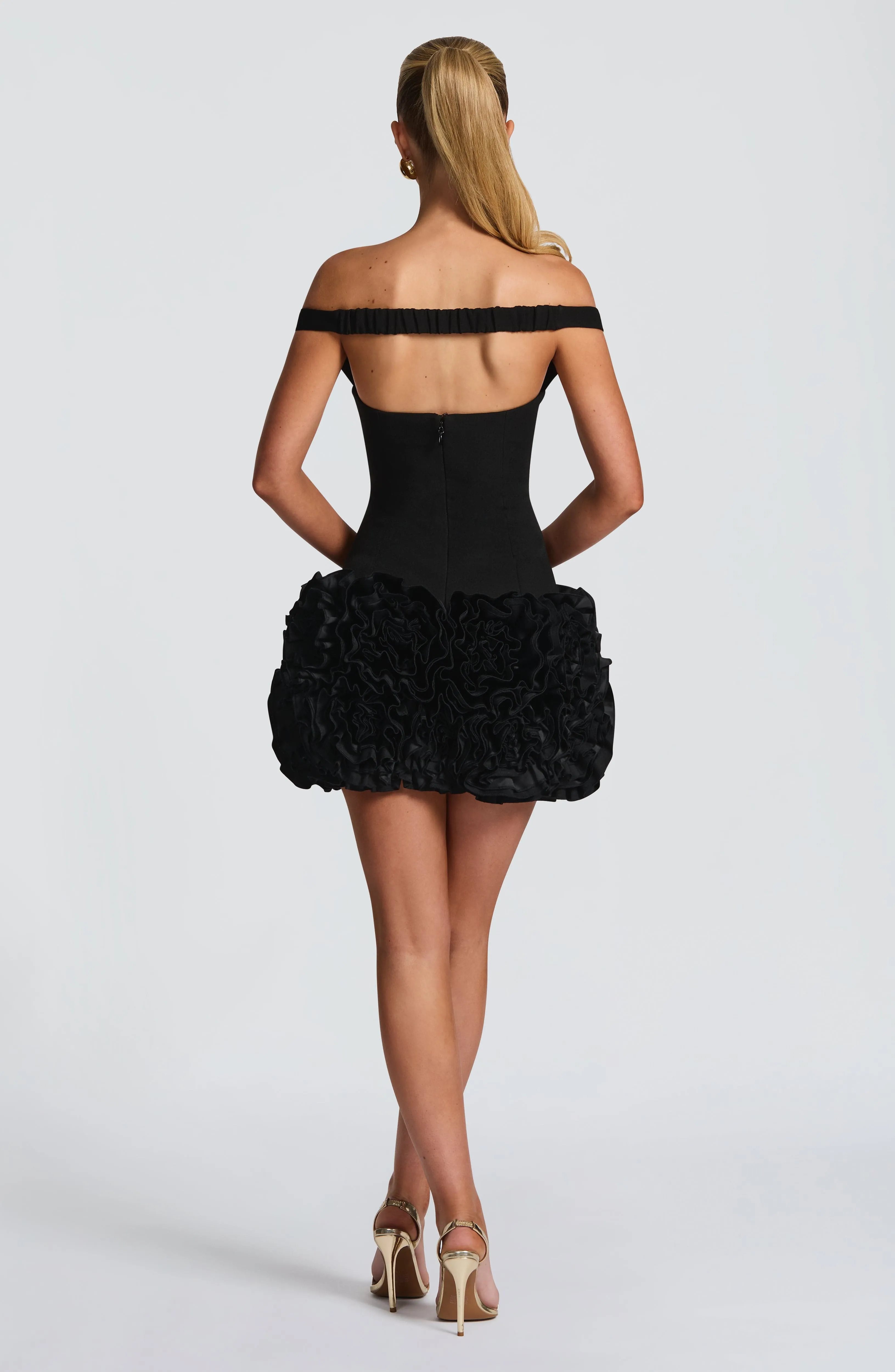 Aveta Mini Dress - Black sold by Babyboo Fashion product image thumbnail 3