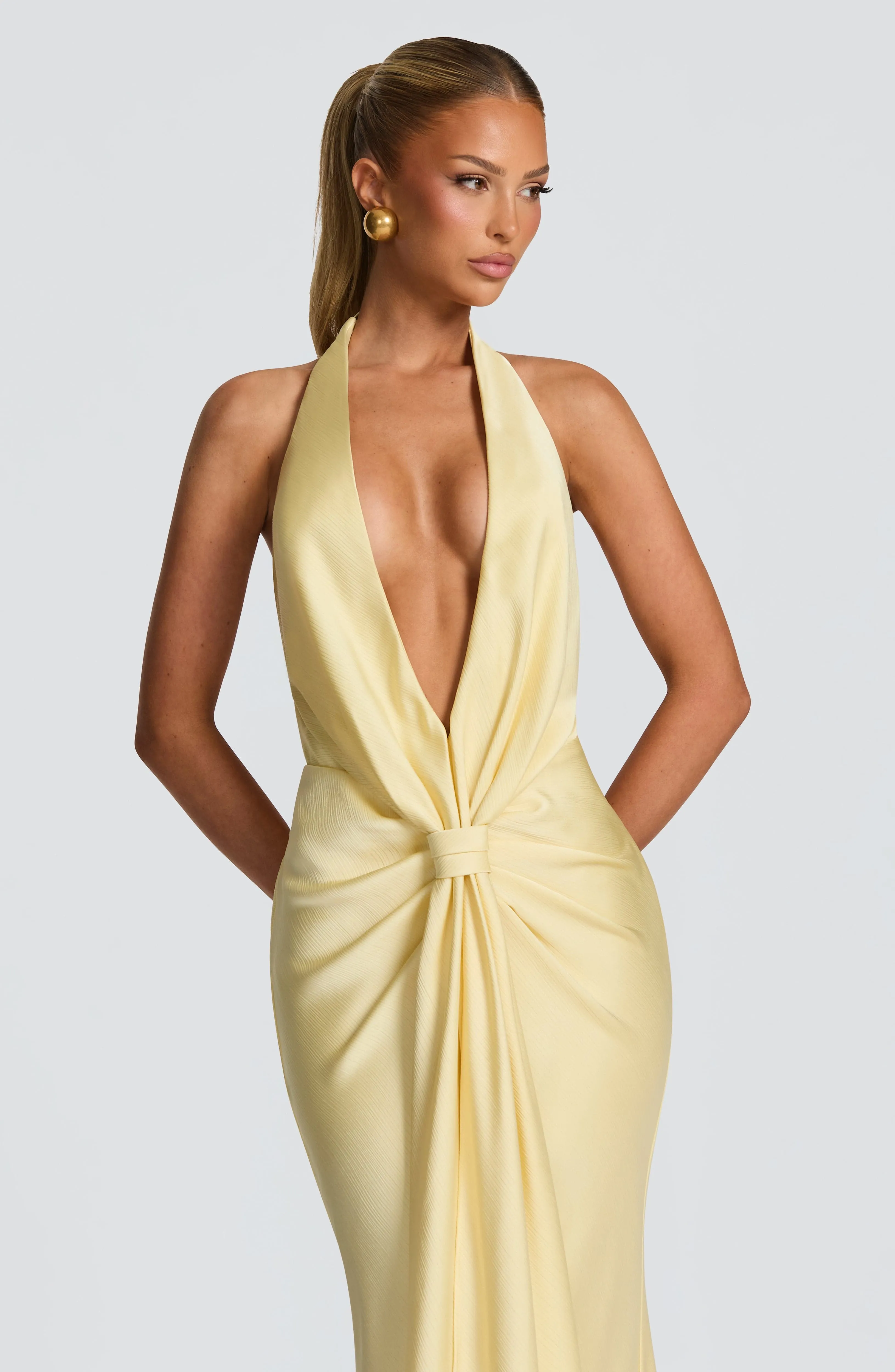 Linette Gown - Lemon sold by Babyboo Fashion product image thumbnail 5