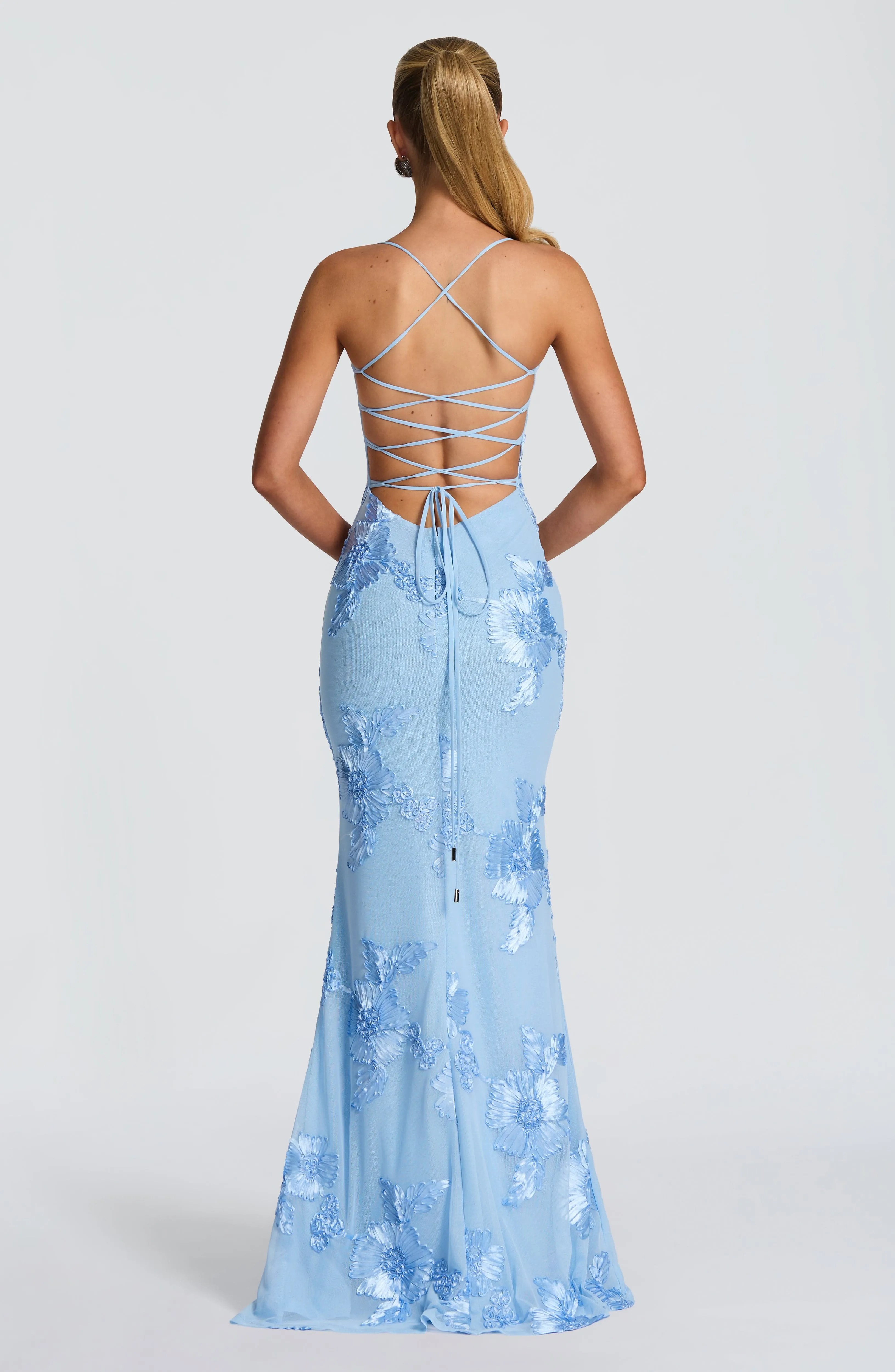 Nefertiti Maxi Dress - Glacier Blue sold by Babyboo Fashion product image thumbnail 2