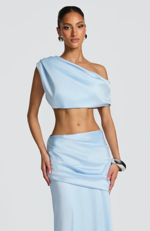 Edwina Top - Glacier Blue sold by Babyboo Fashion