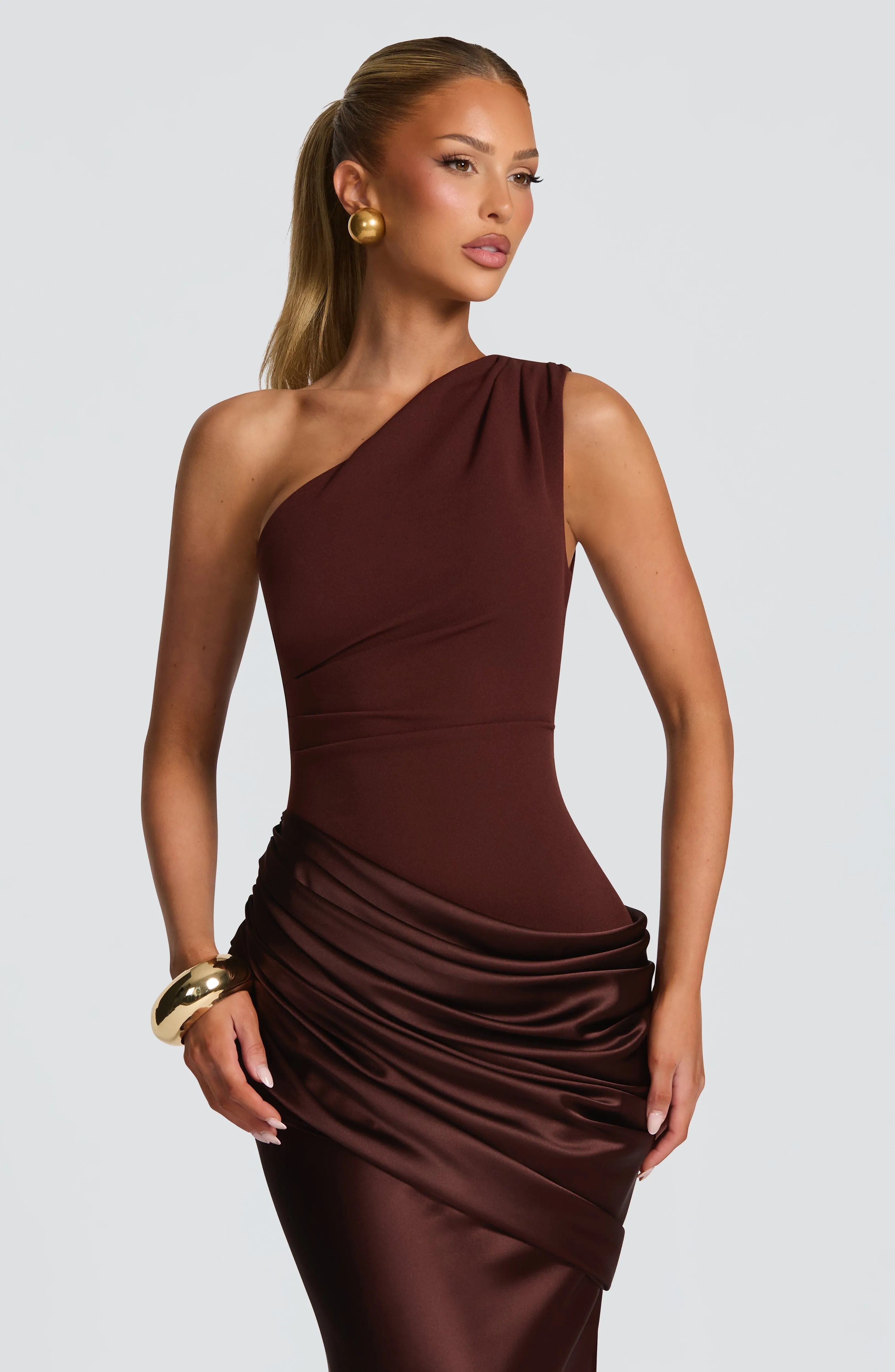 Sadona Maxi Dress - Plum Brown sold by Babyboo Fashion product image thumbnail 5