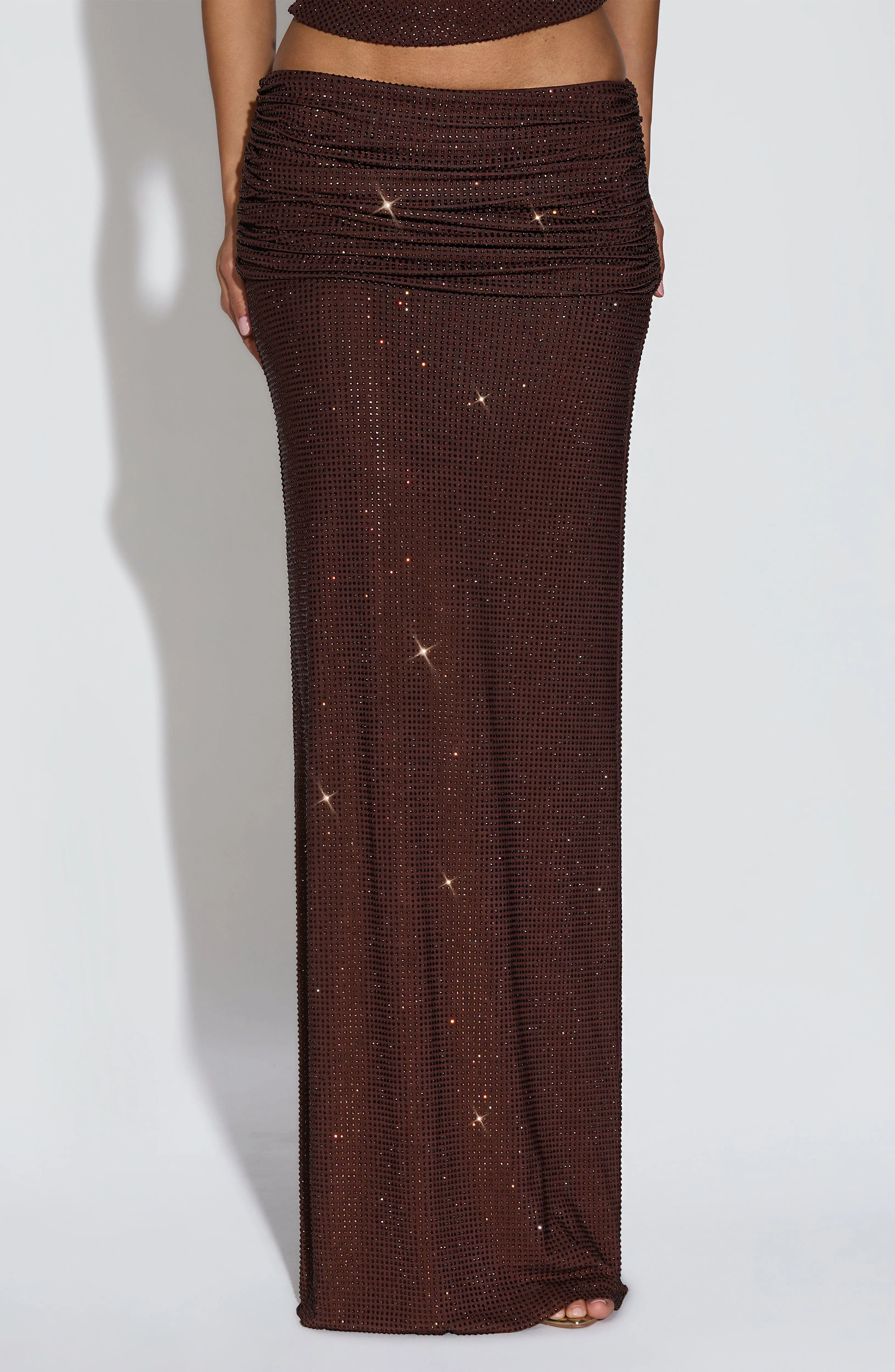 Sterling Maxi Skirt - Plum Brown sold by Babyboo Fashion product image thumbnail 3