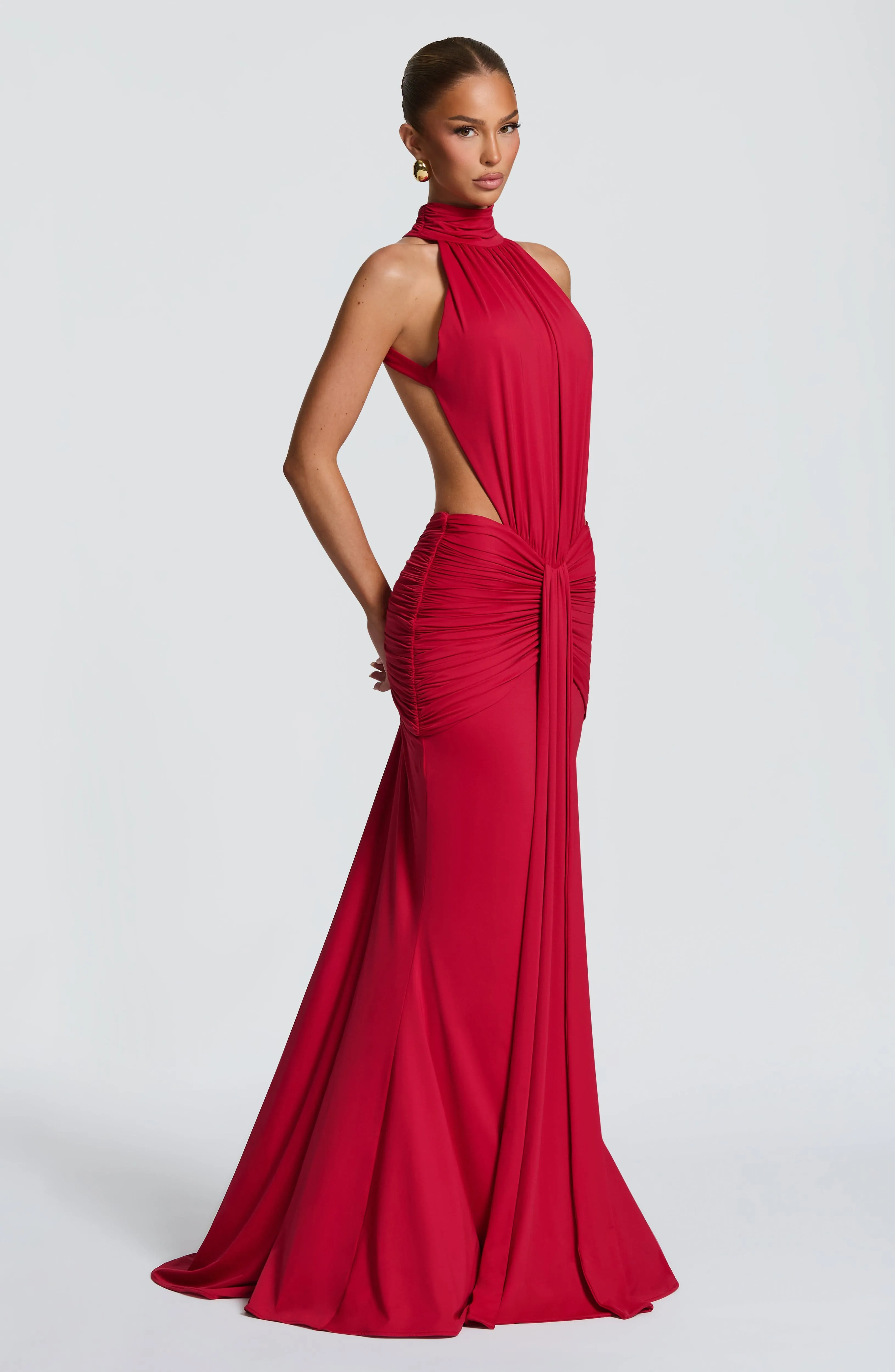 Thekla Maxi Dress - Red sold by Babyboo Fashion product image thumbnail 3