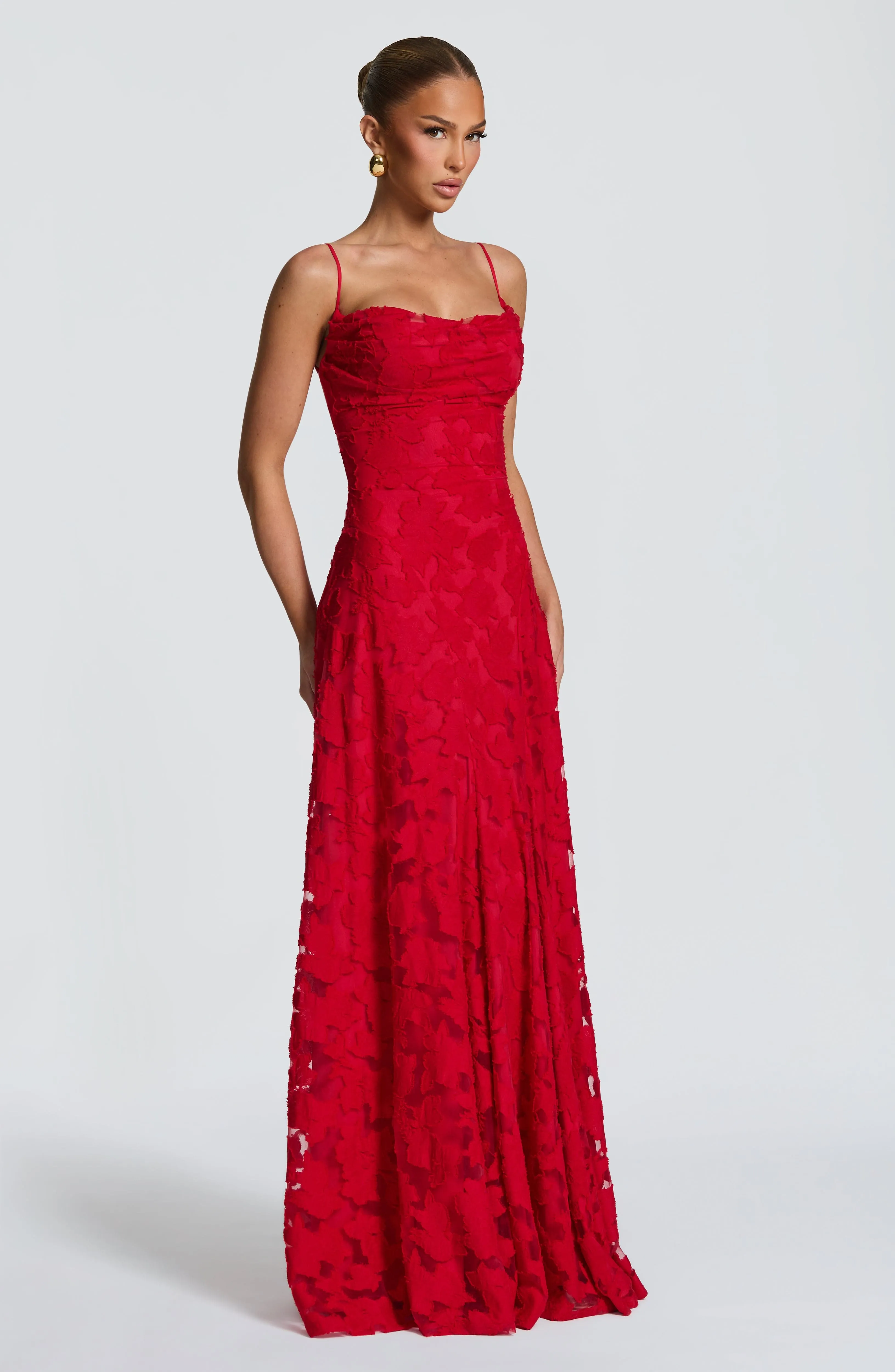 Francis Maxi Dress - Red sold by Babyboo Fashion product image thumbnail 5