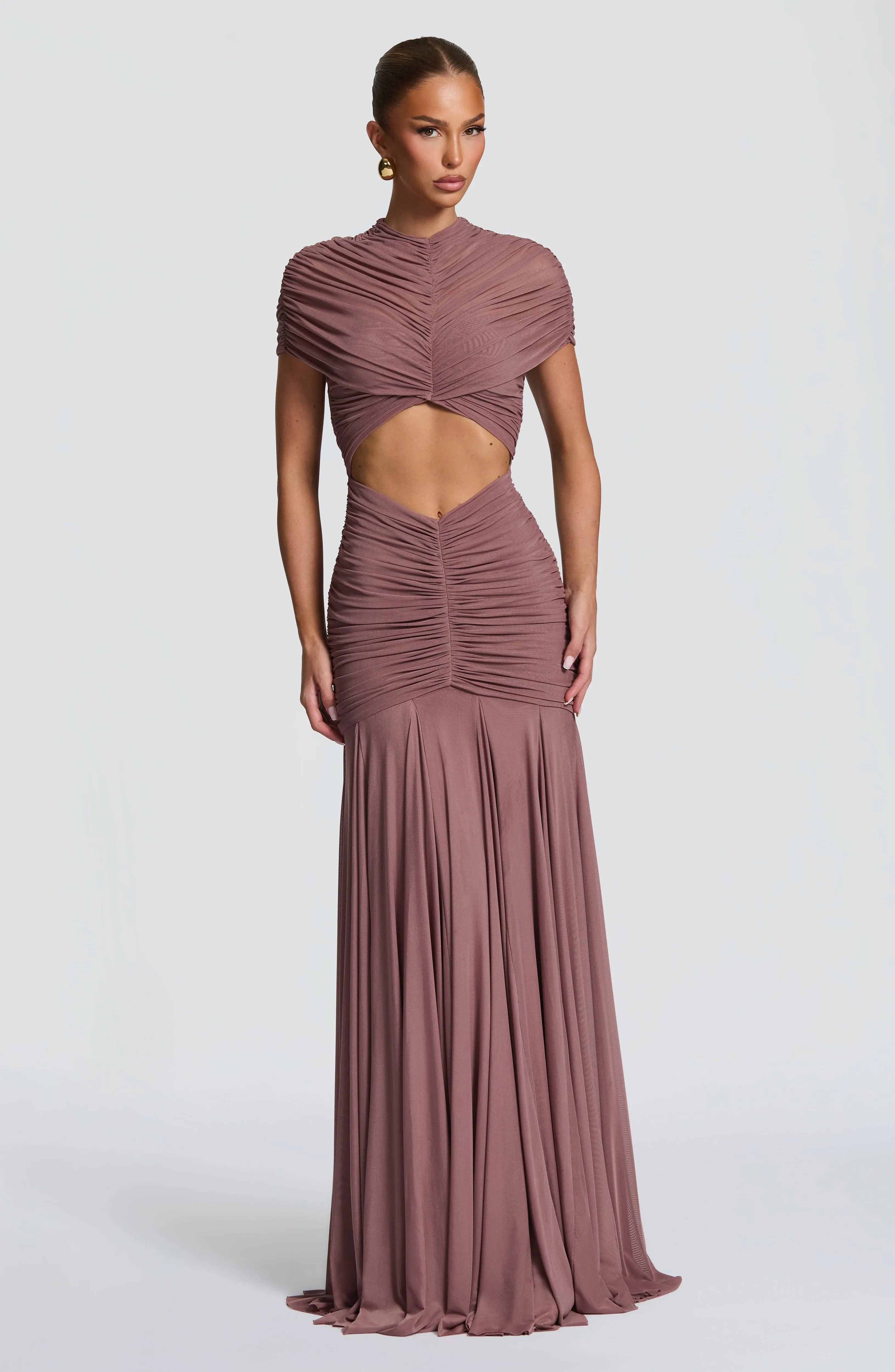 Jaya Maxi Dress - Dusty Rose sold by Babyboo Fashion product image thumbnail 4