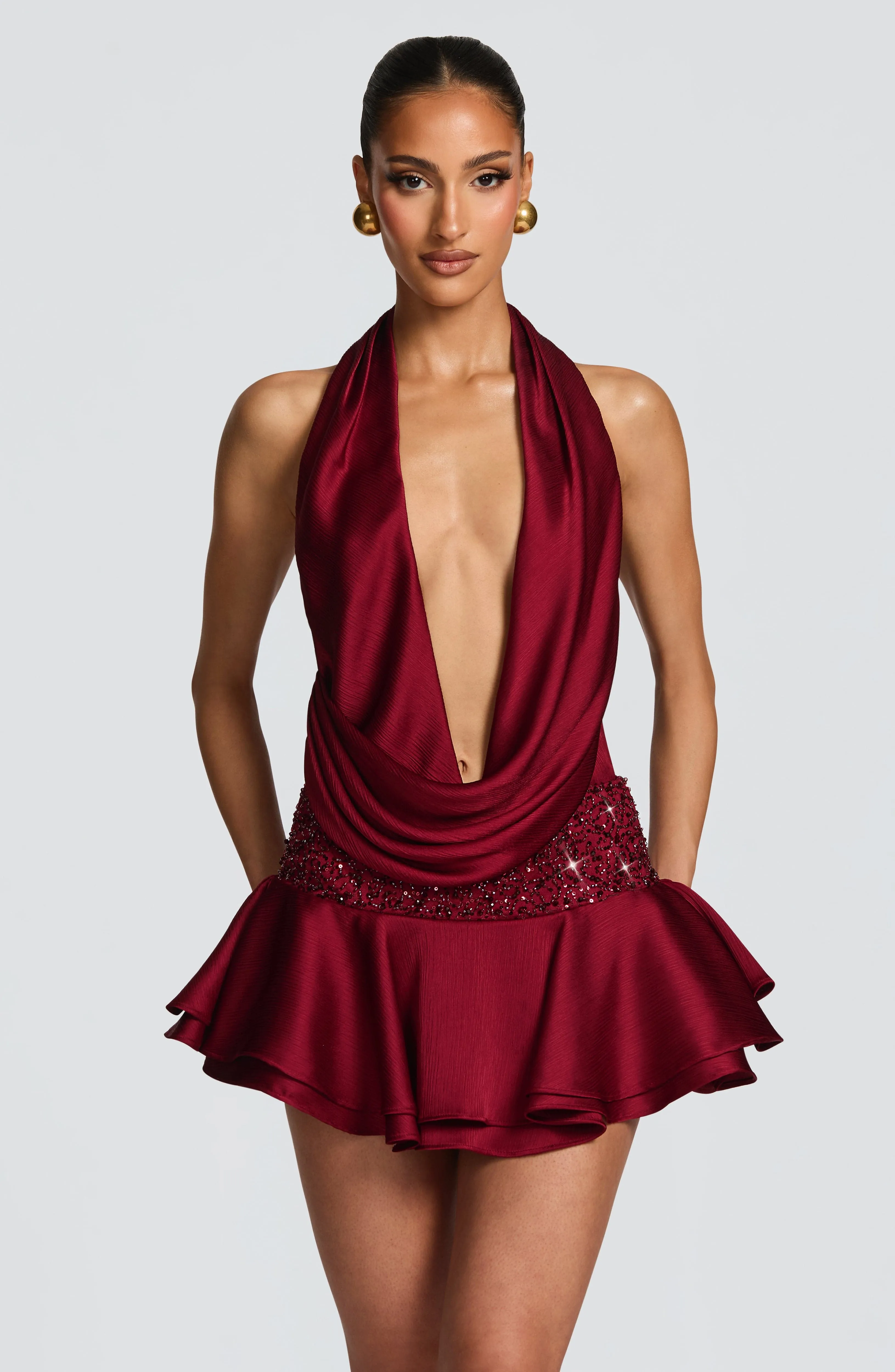 Lara Skort - Burgundy sold by Babyboo Fashion