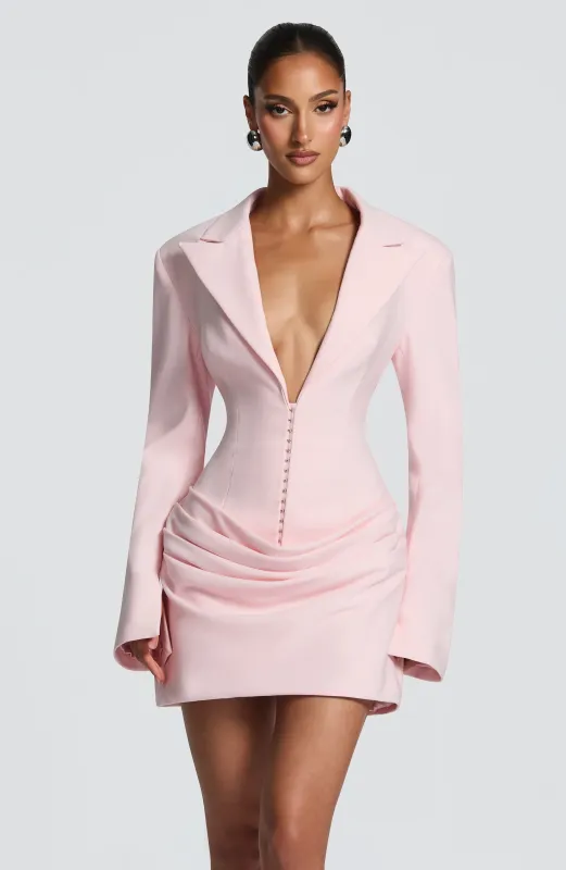 Susie Mini Dress - Blush made by Steve Madden