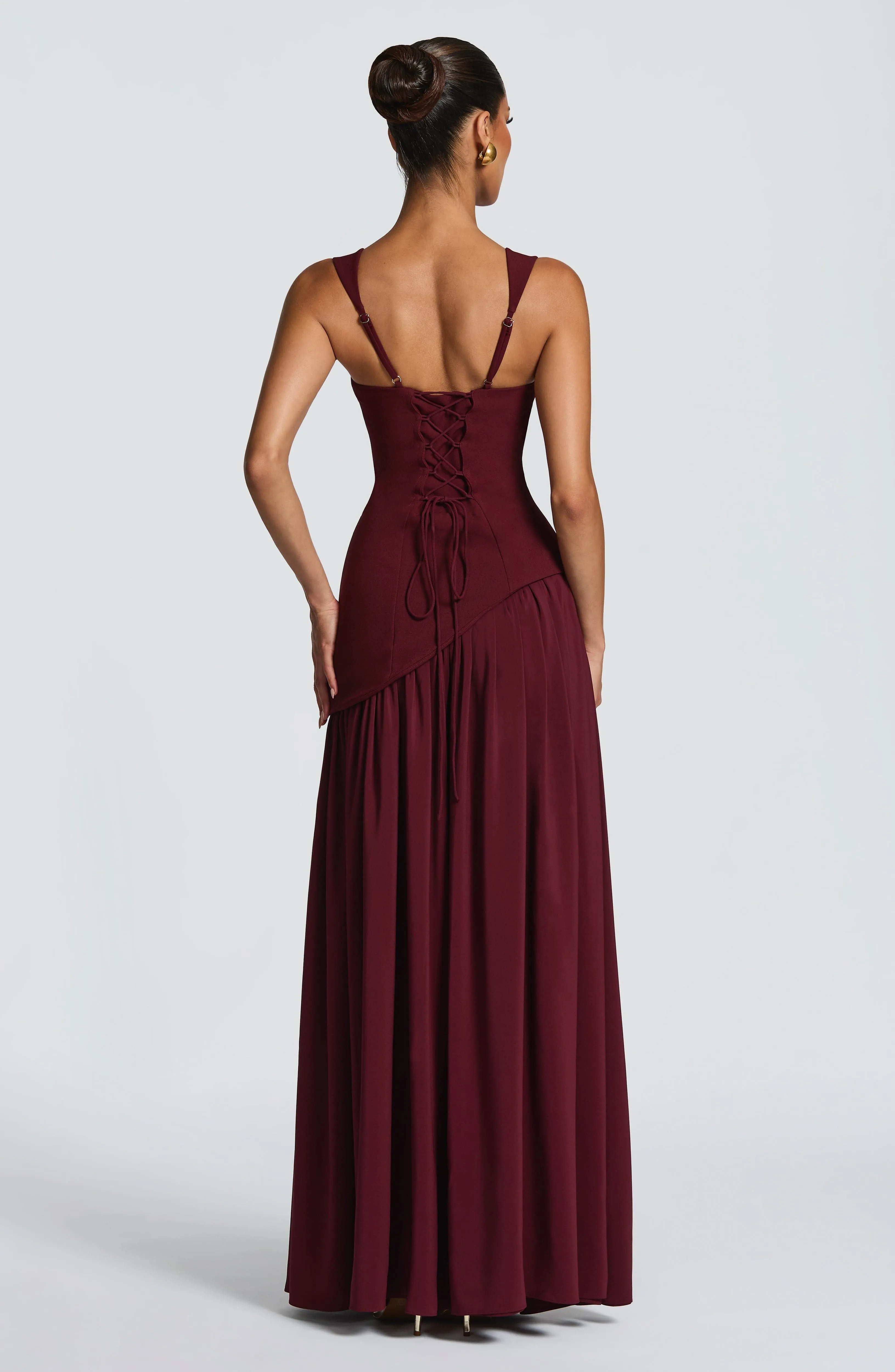 Tullulah Maxi Dress - Cherry Lacquer sold by Babyboo Fashion product image thumbnail 2