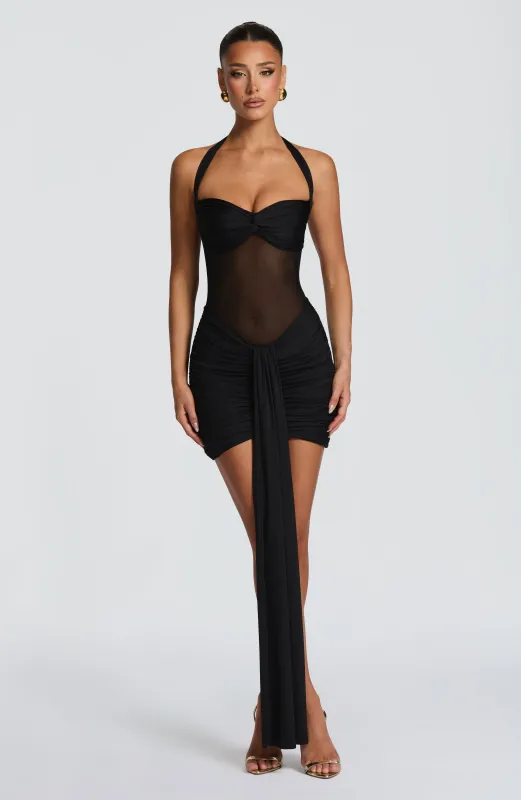 Vixen Mini Dress - Black sold by Babyboo Fashion