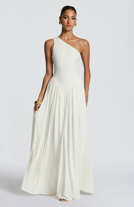 Vespera Maxi Dress - Ivory made by LF