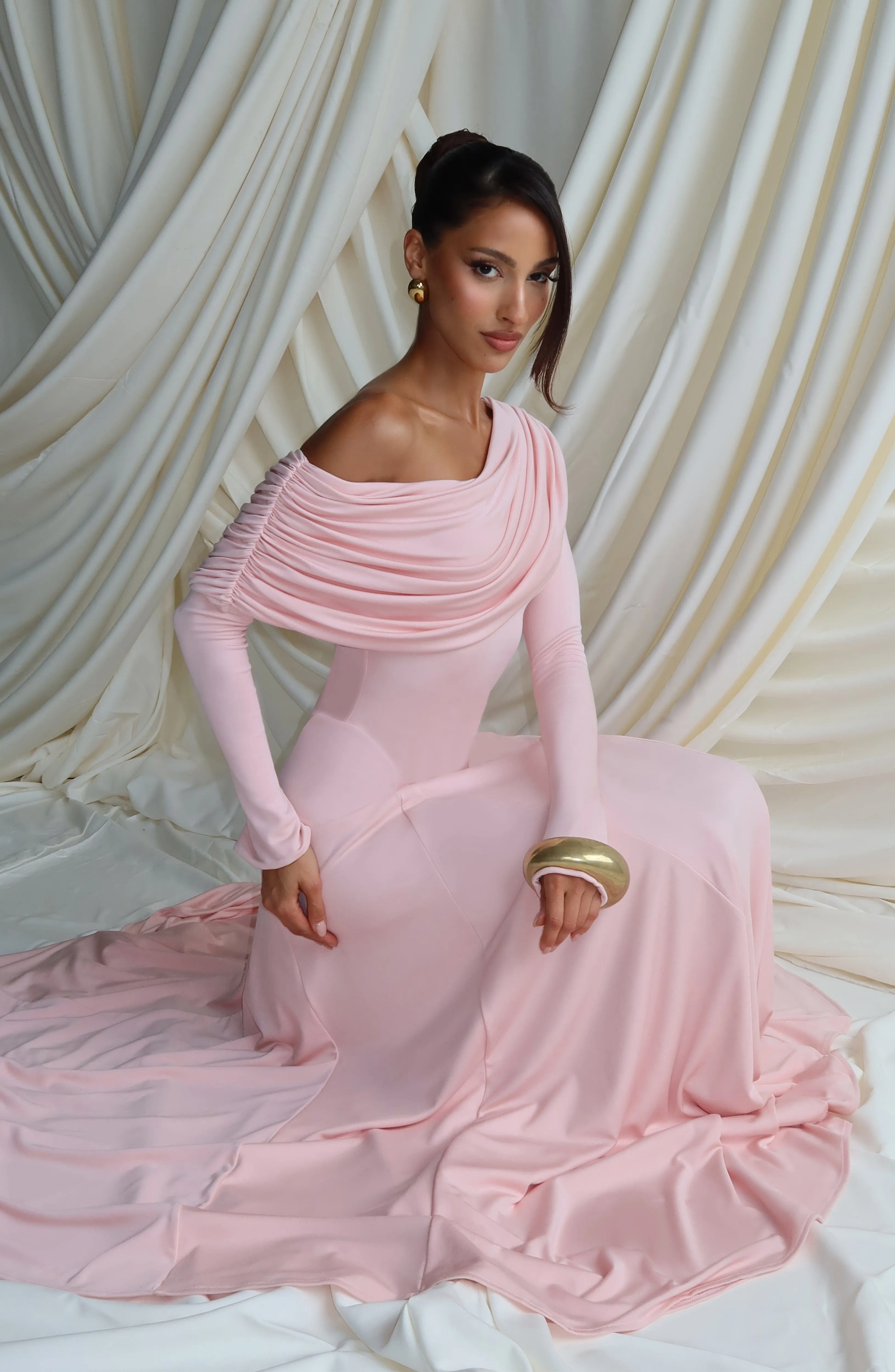 Rafaela Maxi Dress - Soft Blush sold by Babyboo Fashion product image thumbnail 2