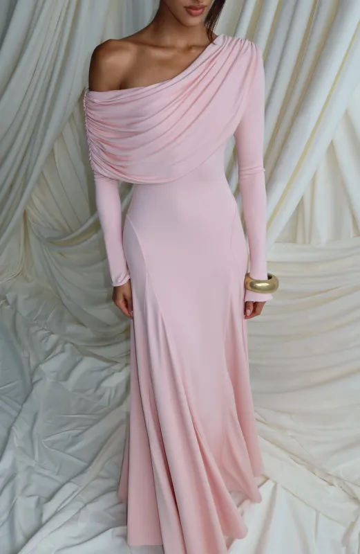 Rafaela Maxi Dress - Soft Blush sold by Babyboo Fashion