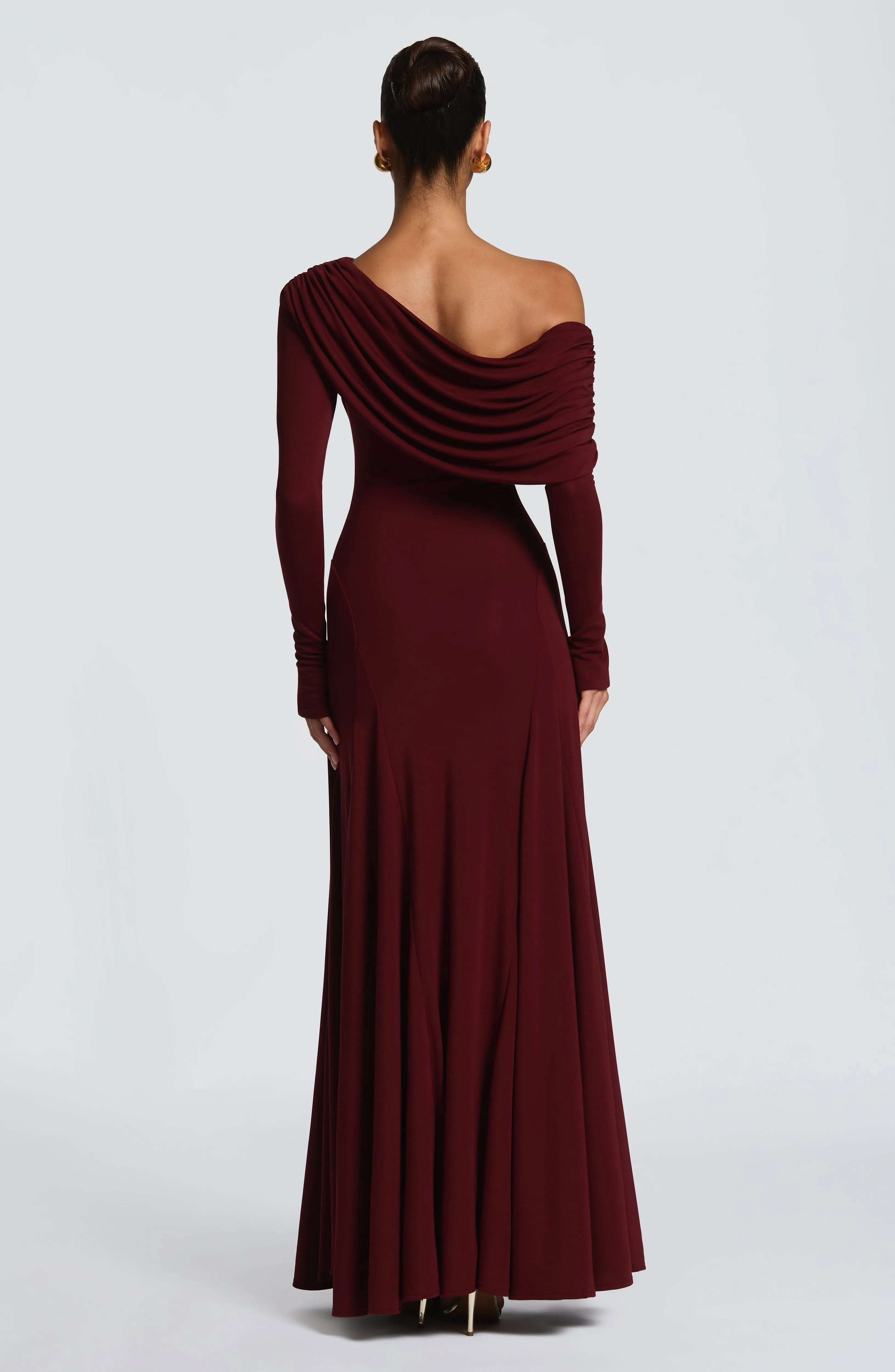 Rafaela Maxi Dress - Cherry Lacquer sold by Babyboo Fashion product image thumbnail 3