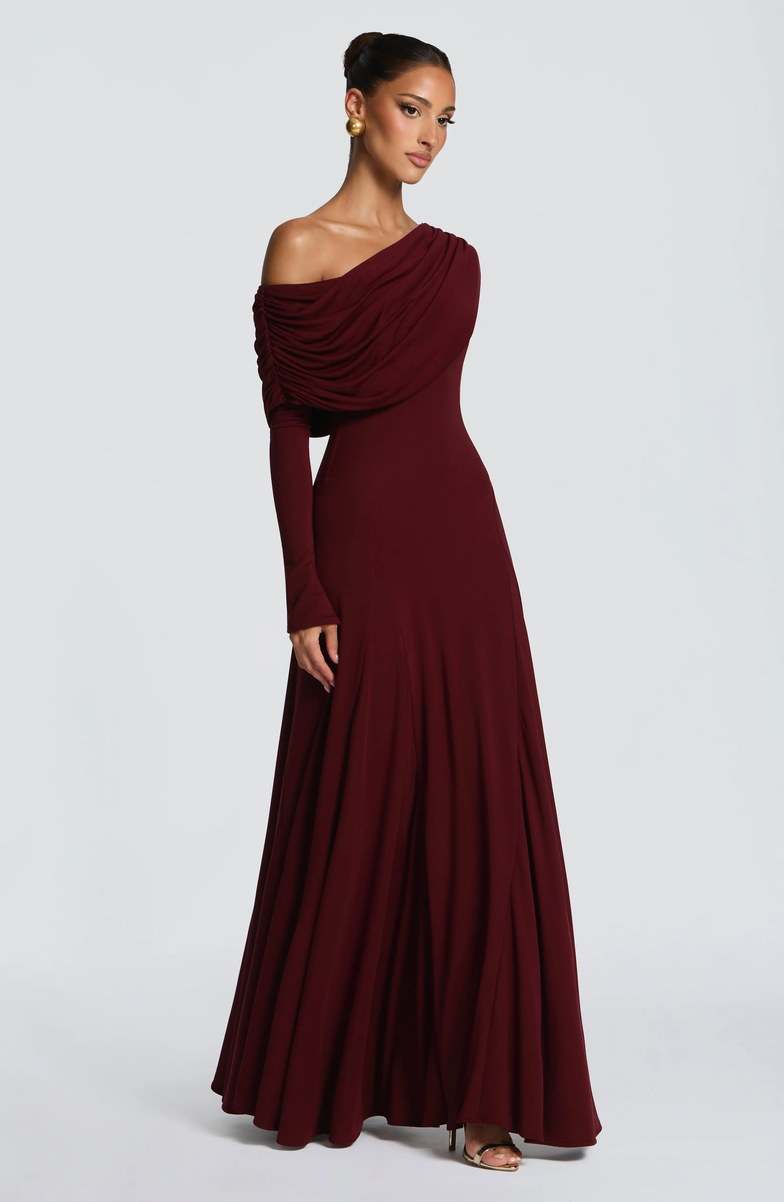 Rafaela Maxi Dress - Cherry Lacquer sold by Babyboo Fashion product image thumbnail 2