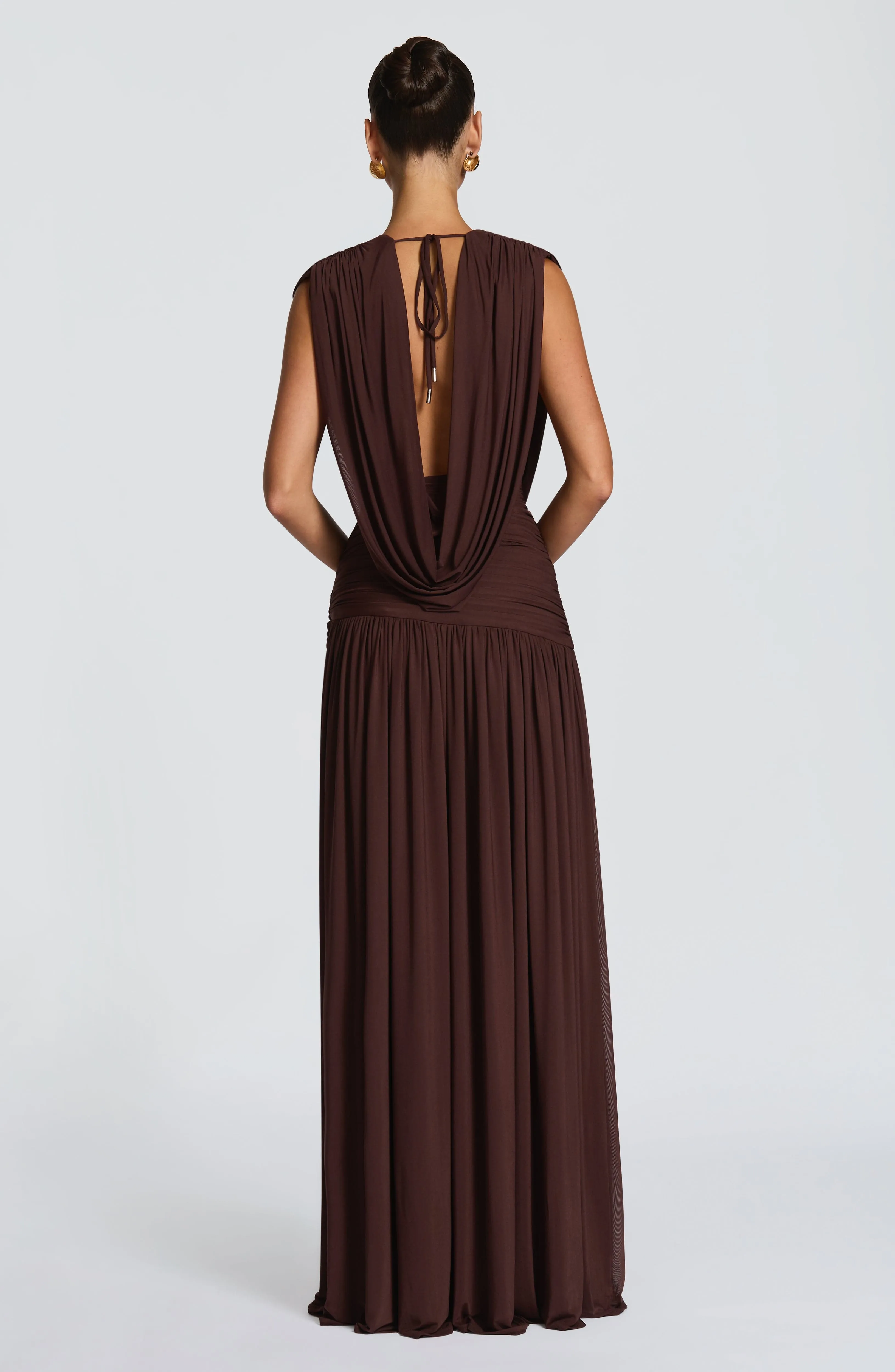 Romilly Gown - Plum Brown sold by Babyboo Fashion product image thumbnail 3