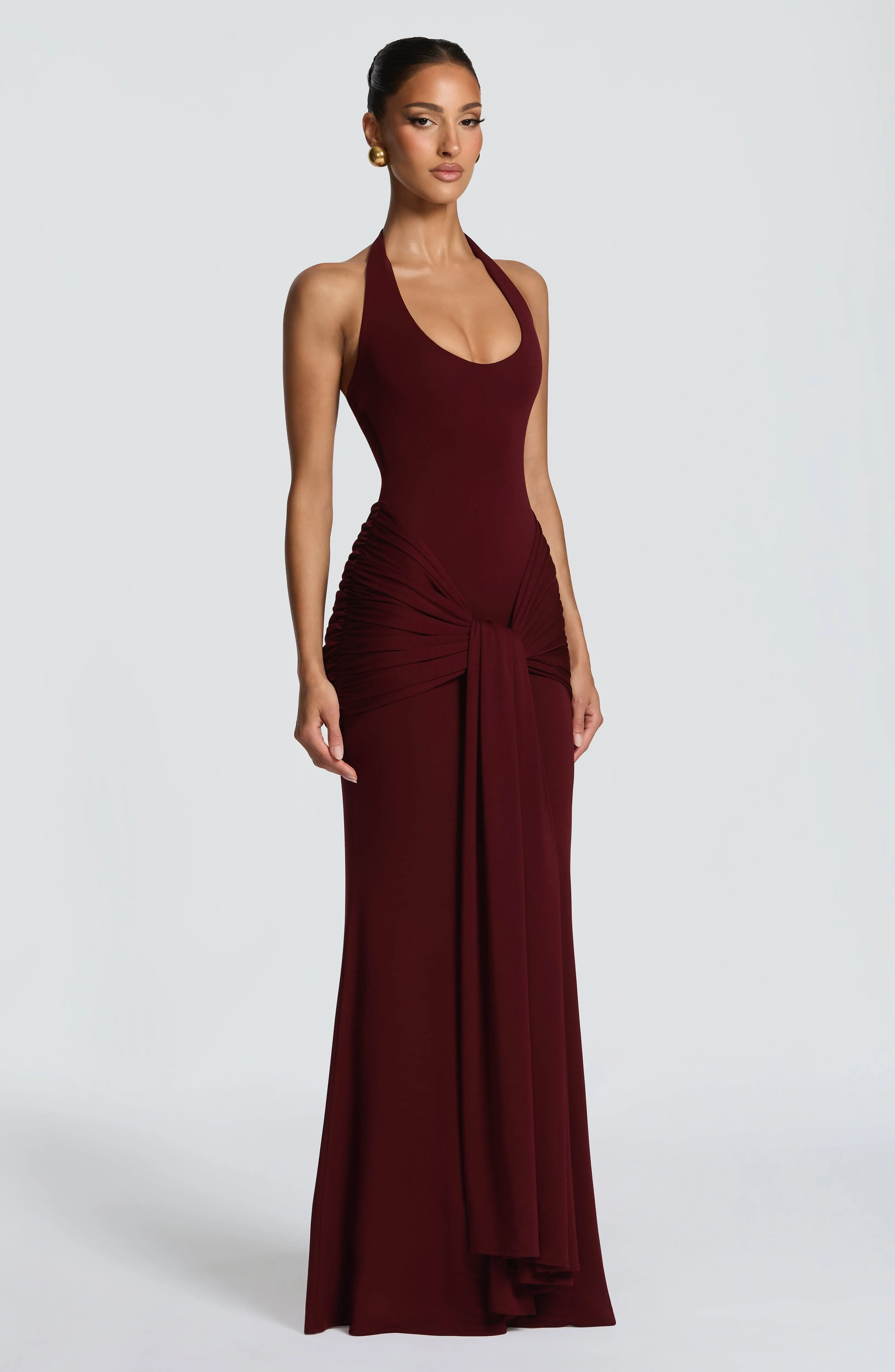 Veneda Maxi Dress - Cherry Lacquer sold by Babyboo Fashion product image thumbnail 5