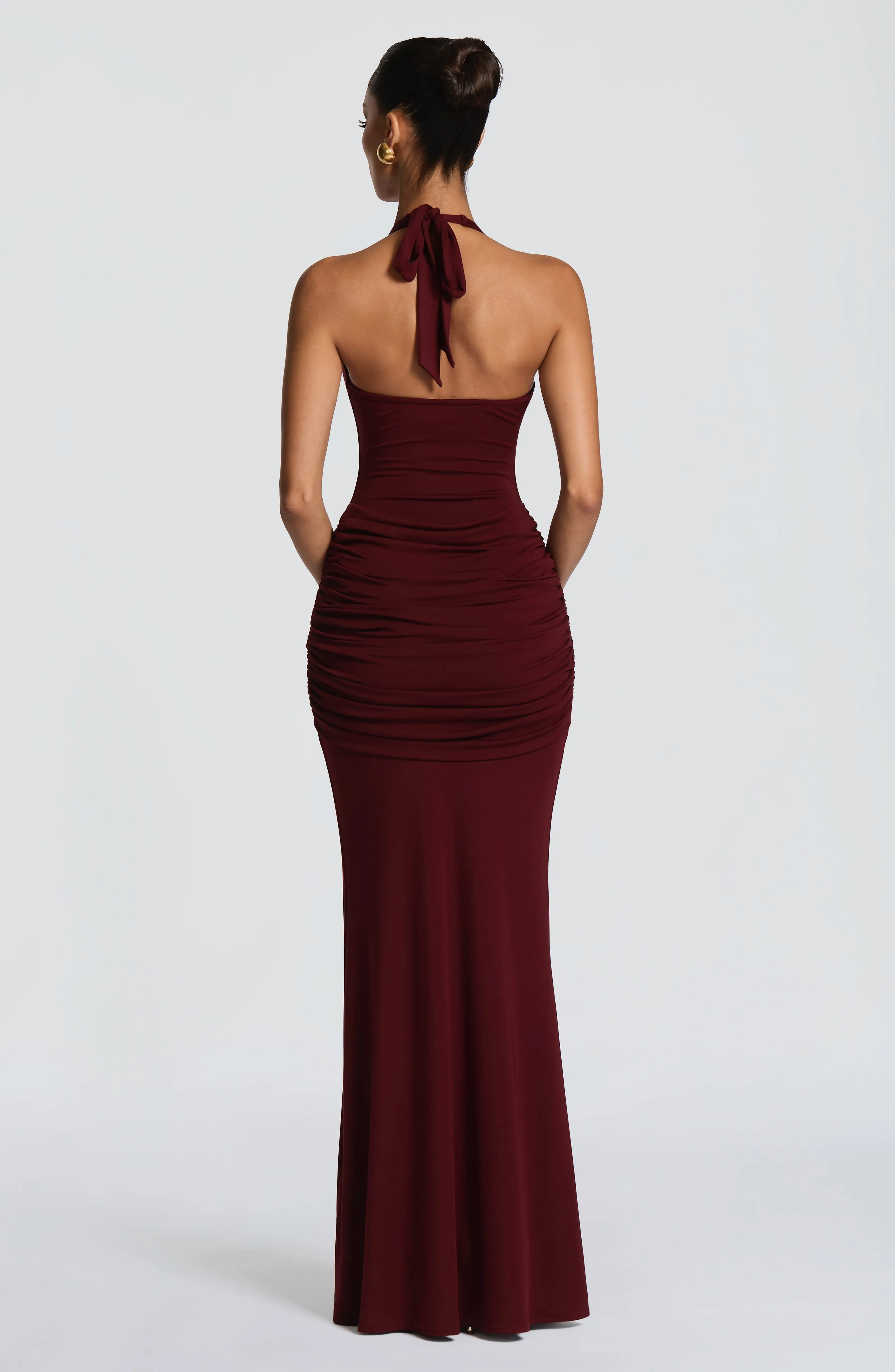 Veneda Maxi Dress - Cherry Lacquer sold by Babyboo Fashion product image thumbnail 2