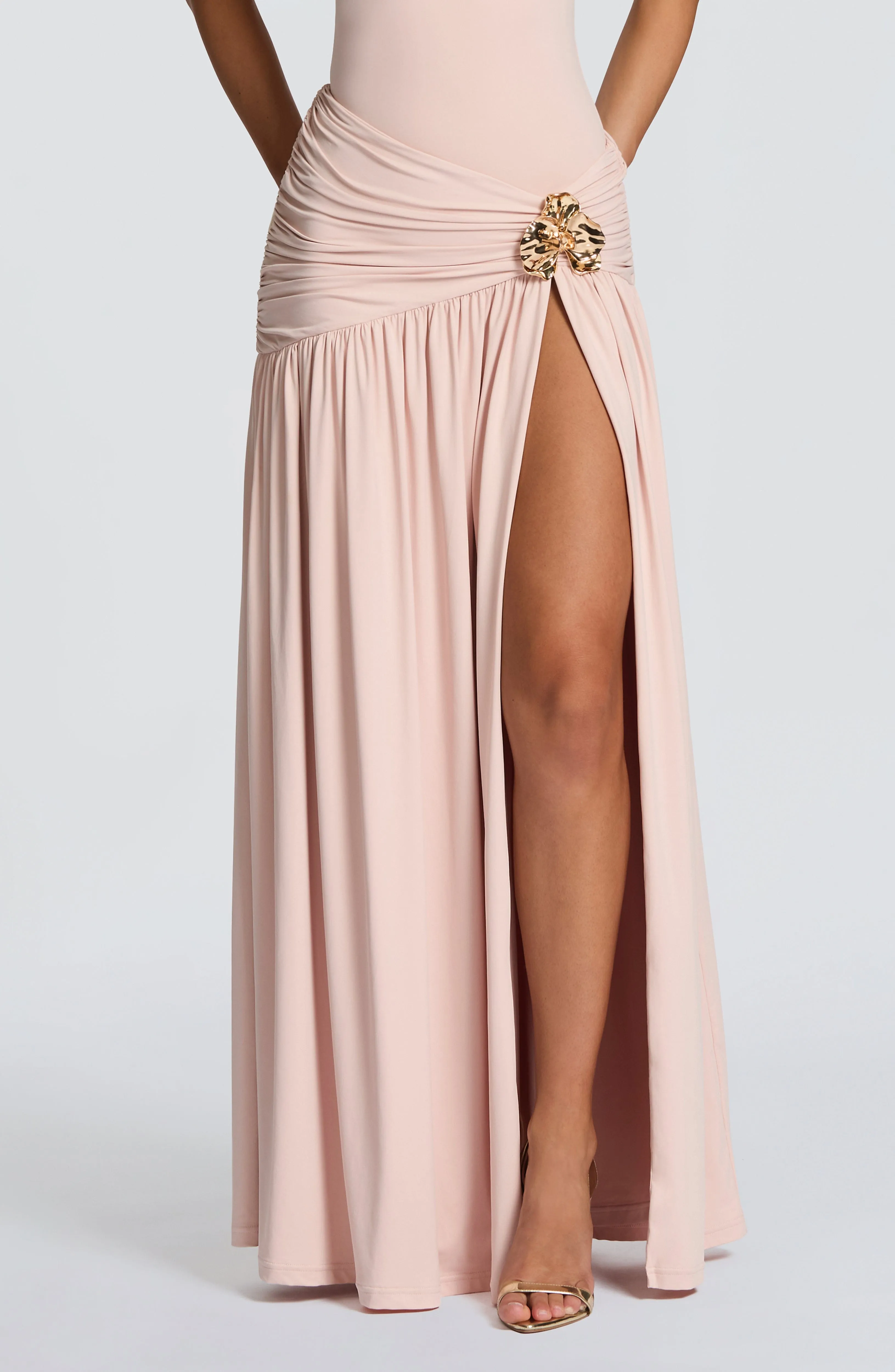 Saira Maxi Skirt - Soft Blush sold by Babyboo Fashion product image thumbnail 4