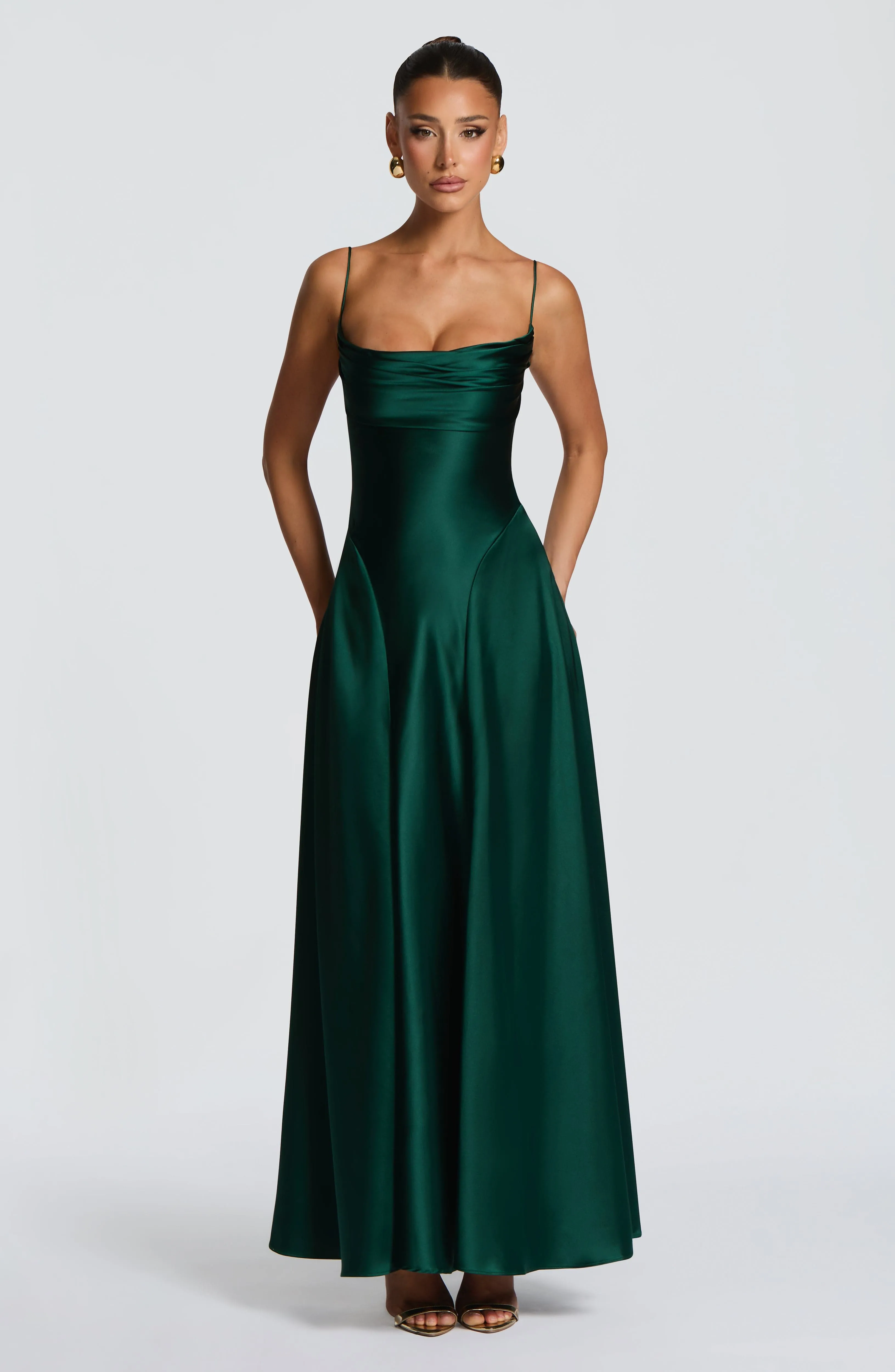 Adelina Maxi Dress - Emerald sold by Babyboo Fashion product image thumbnail 5