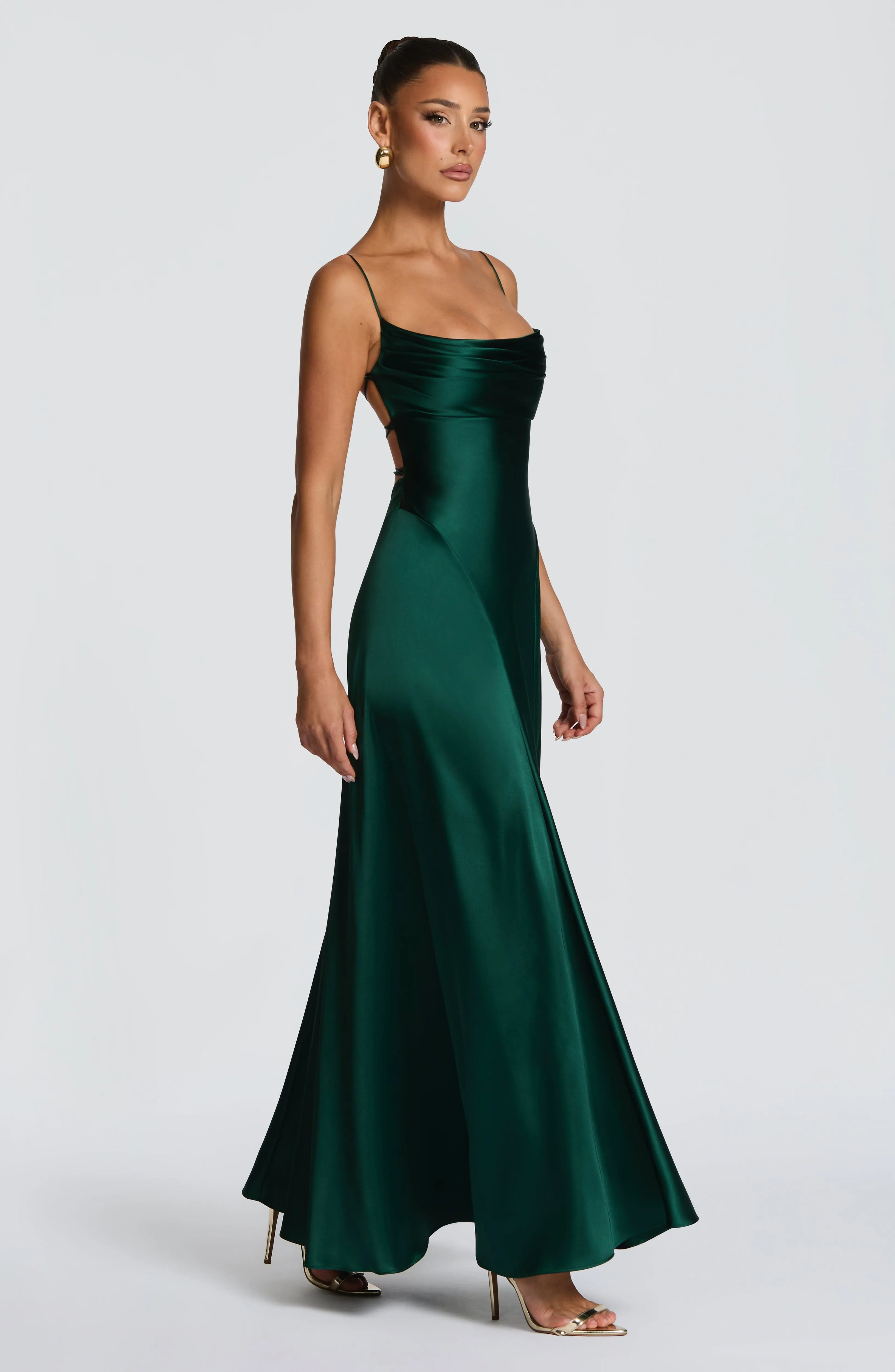 Adelina Maxi Dress - Emerald sold by Babyboo Fashion product image thumbnail 3