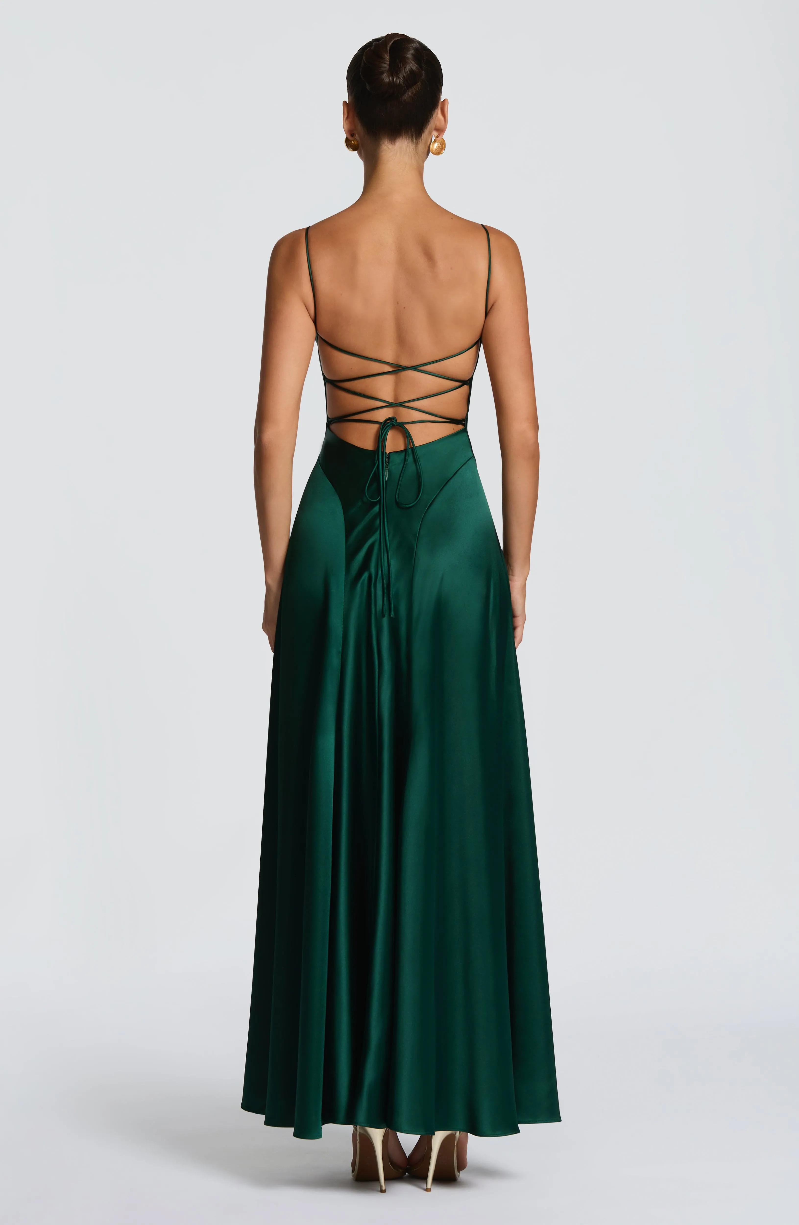 Adelina Maxi Dress - Emerald sold by Babyboo Fashion product image thumbnail 2
