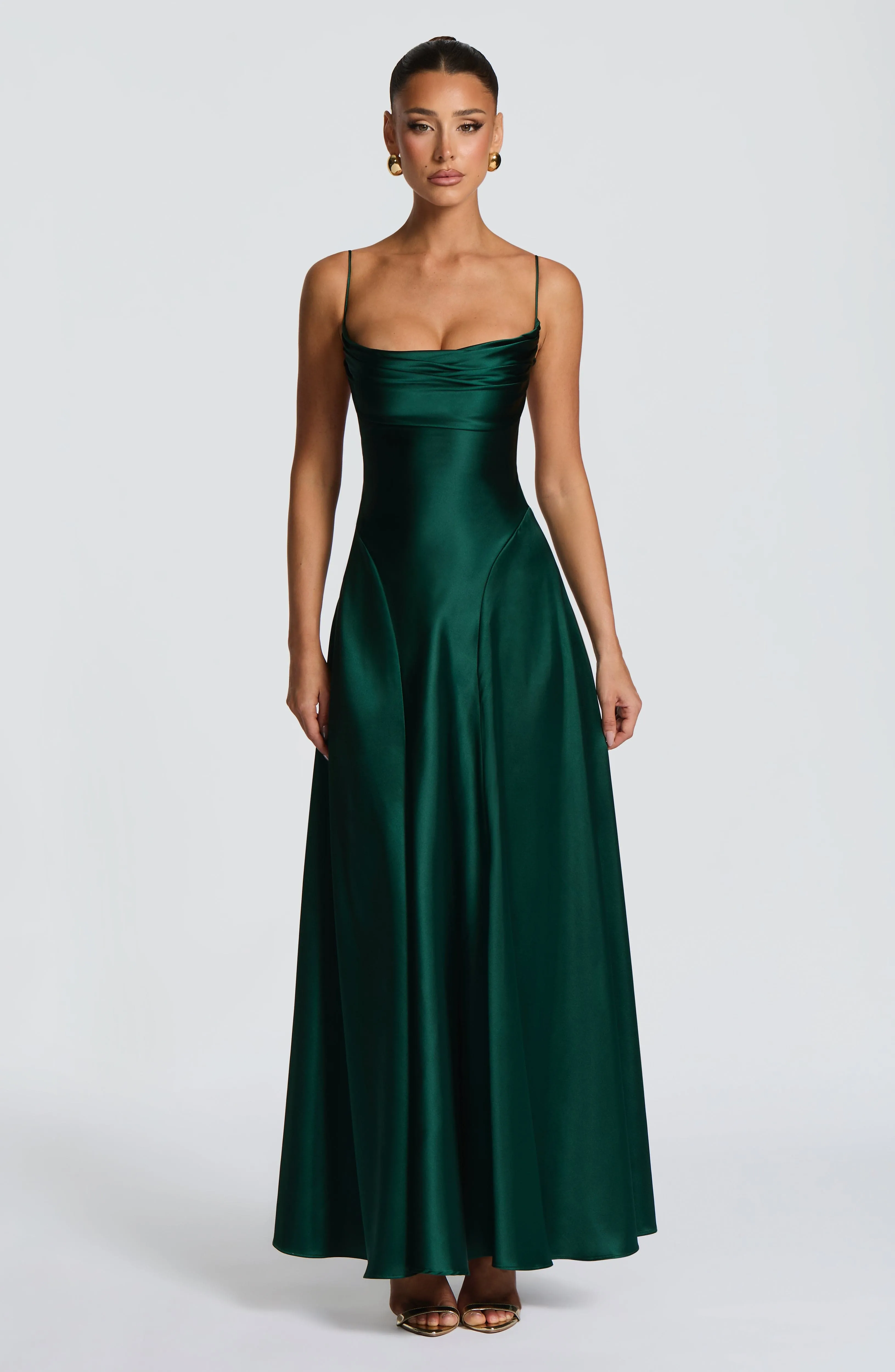 Adelina Maxi Dress - Emerald sold by Babyboo Fashion