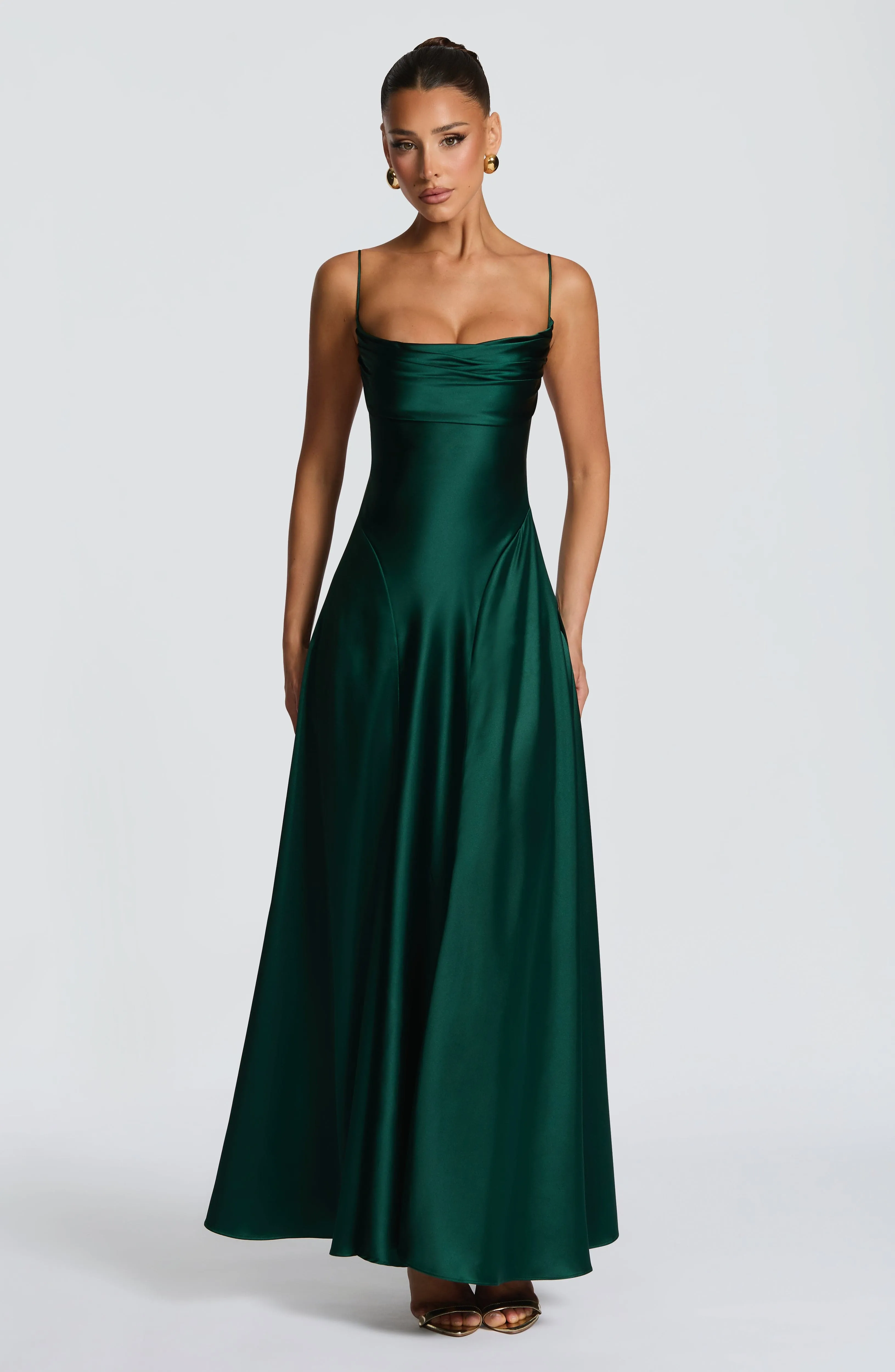 Adelina Maxi Dress - Emerald sold by Babyboo Fashion product image thumbnail 4