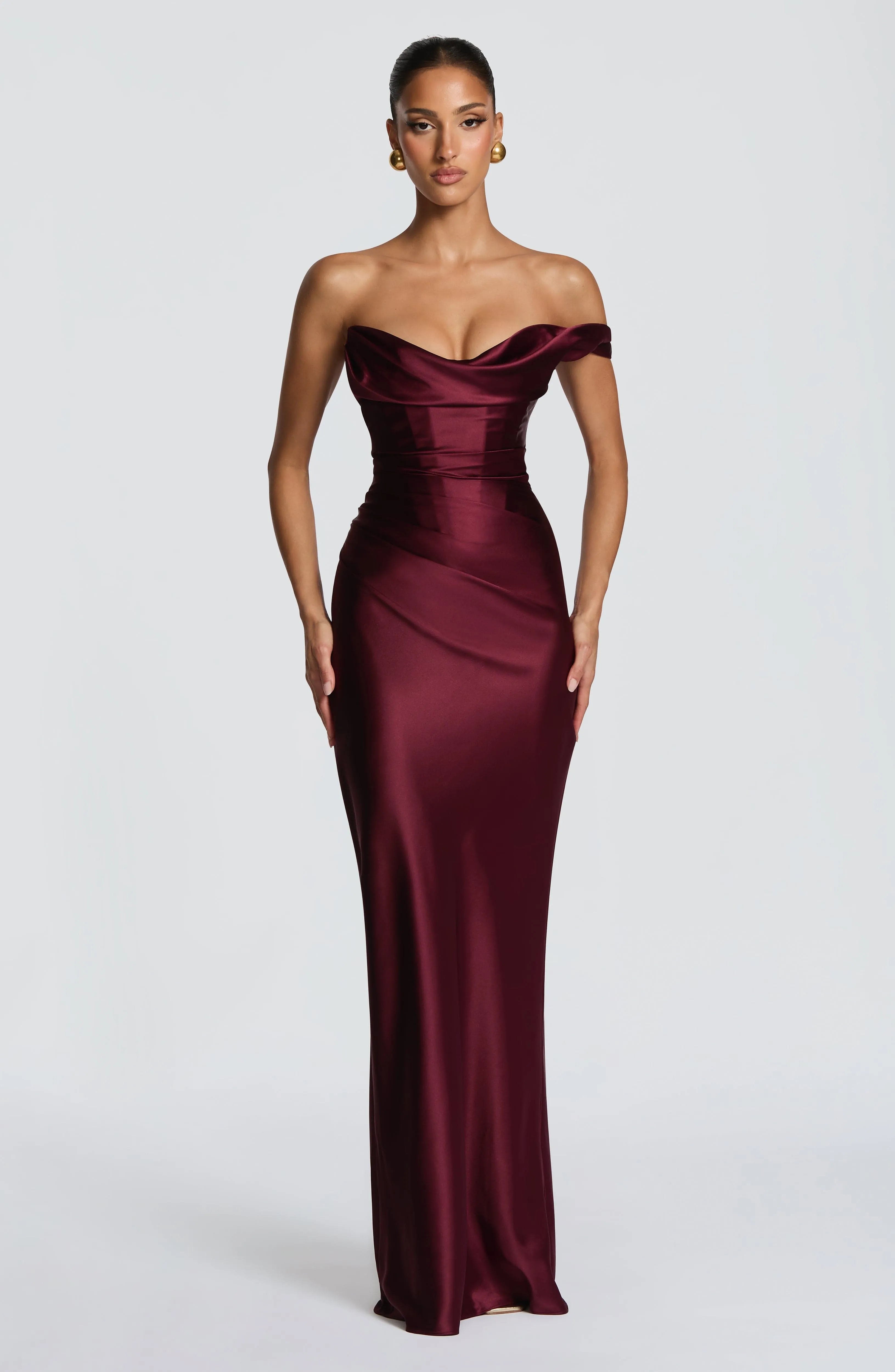 Thalassa Maxi Dress - Cherry Lacquer sold by Babyboo Fashion product image thumbnail 2