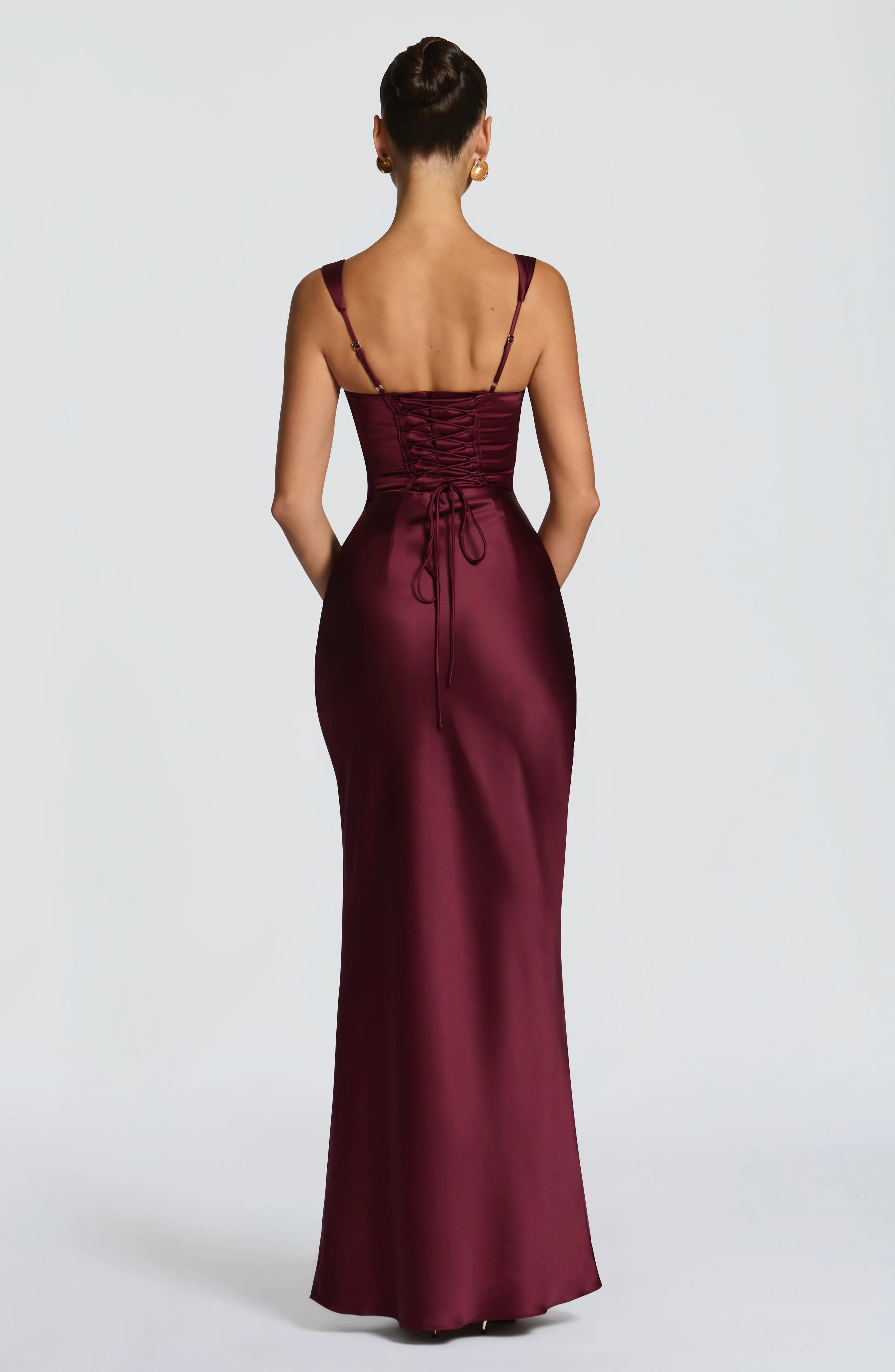 Calanthe Maxi Dress - Cherry Lacquer sold by Babyboo Fashion product image thumbnail 2