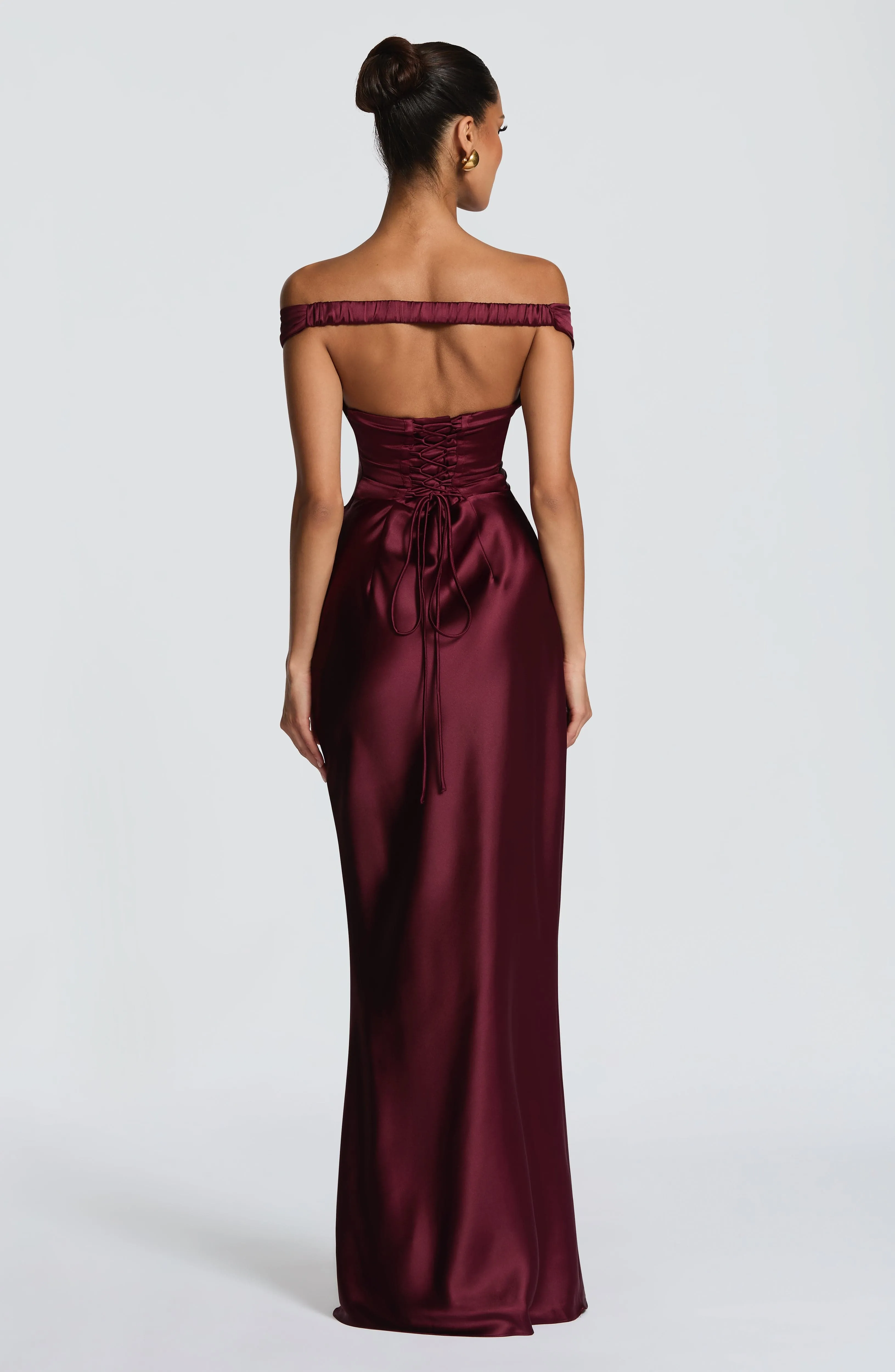 Aurelia Maxi Dress - Cherry Lacquer sold by Babyboo Fashion product image thumbnail 2