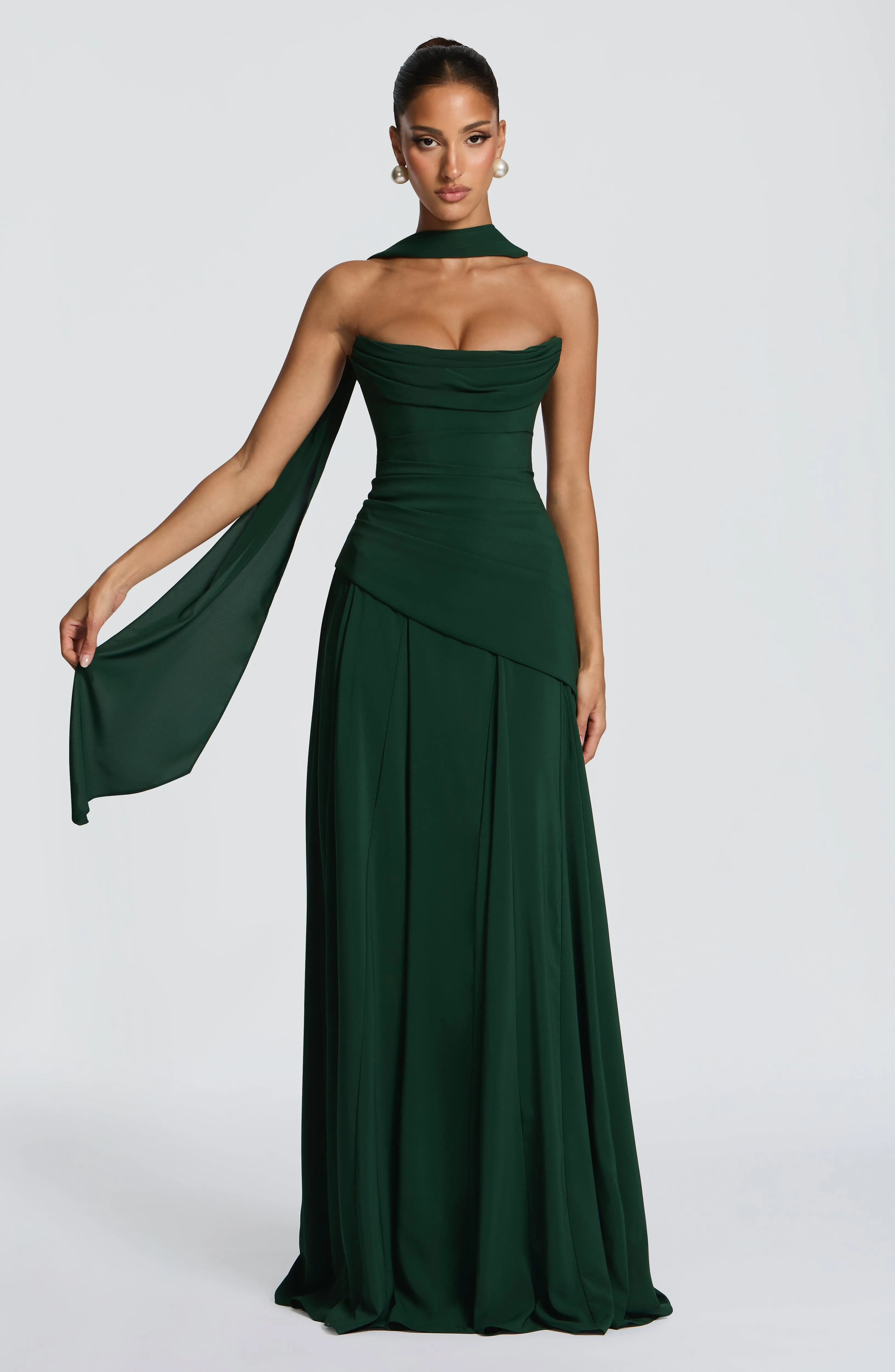 Patricia Maxi Dress - Emerald sold by Babyboo Fashion product image thumbnail 2
