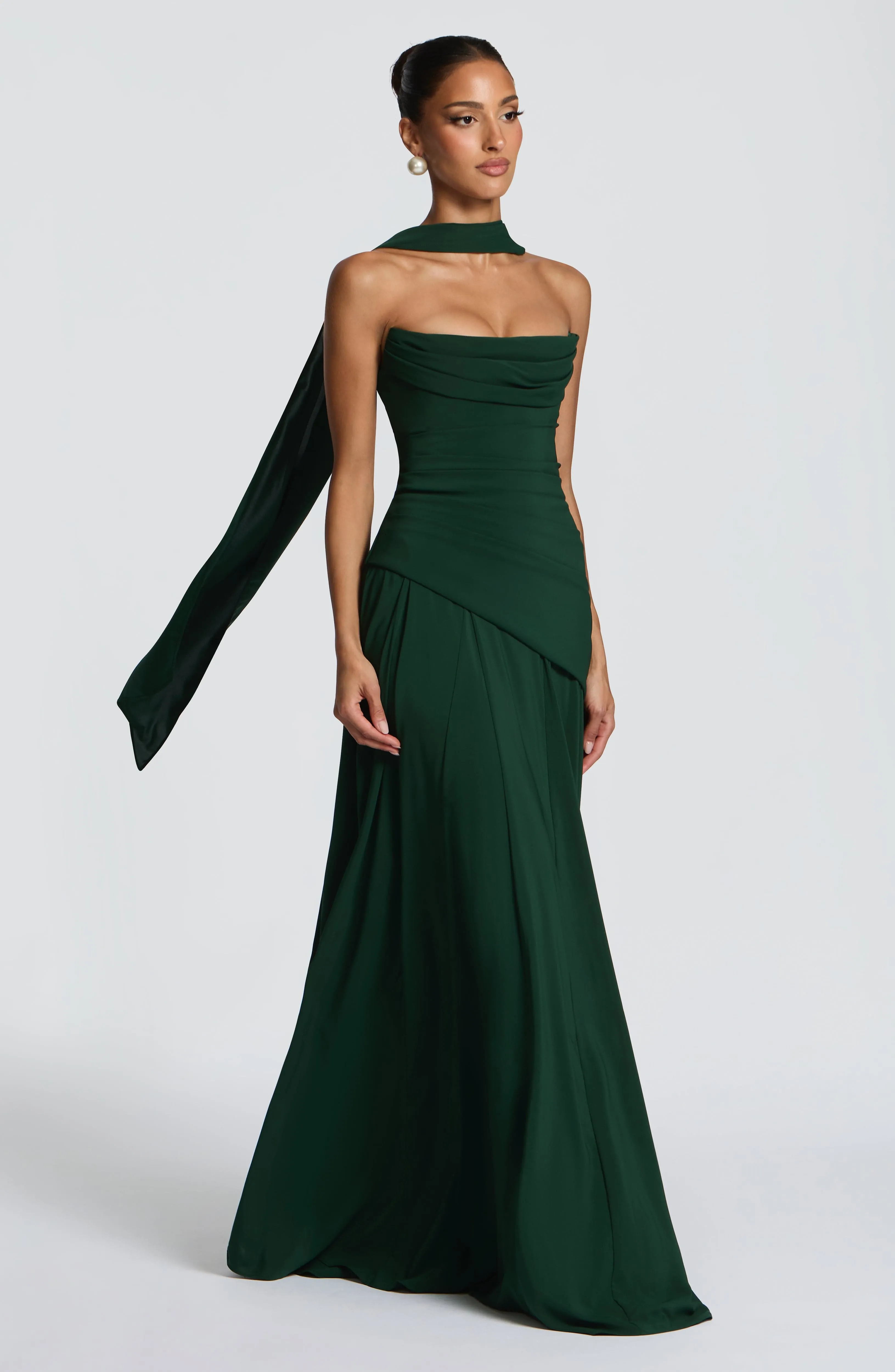 Patricia Maxi Dress - Emerald sold by Babyboo Fashion product image thumbnail 3