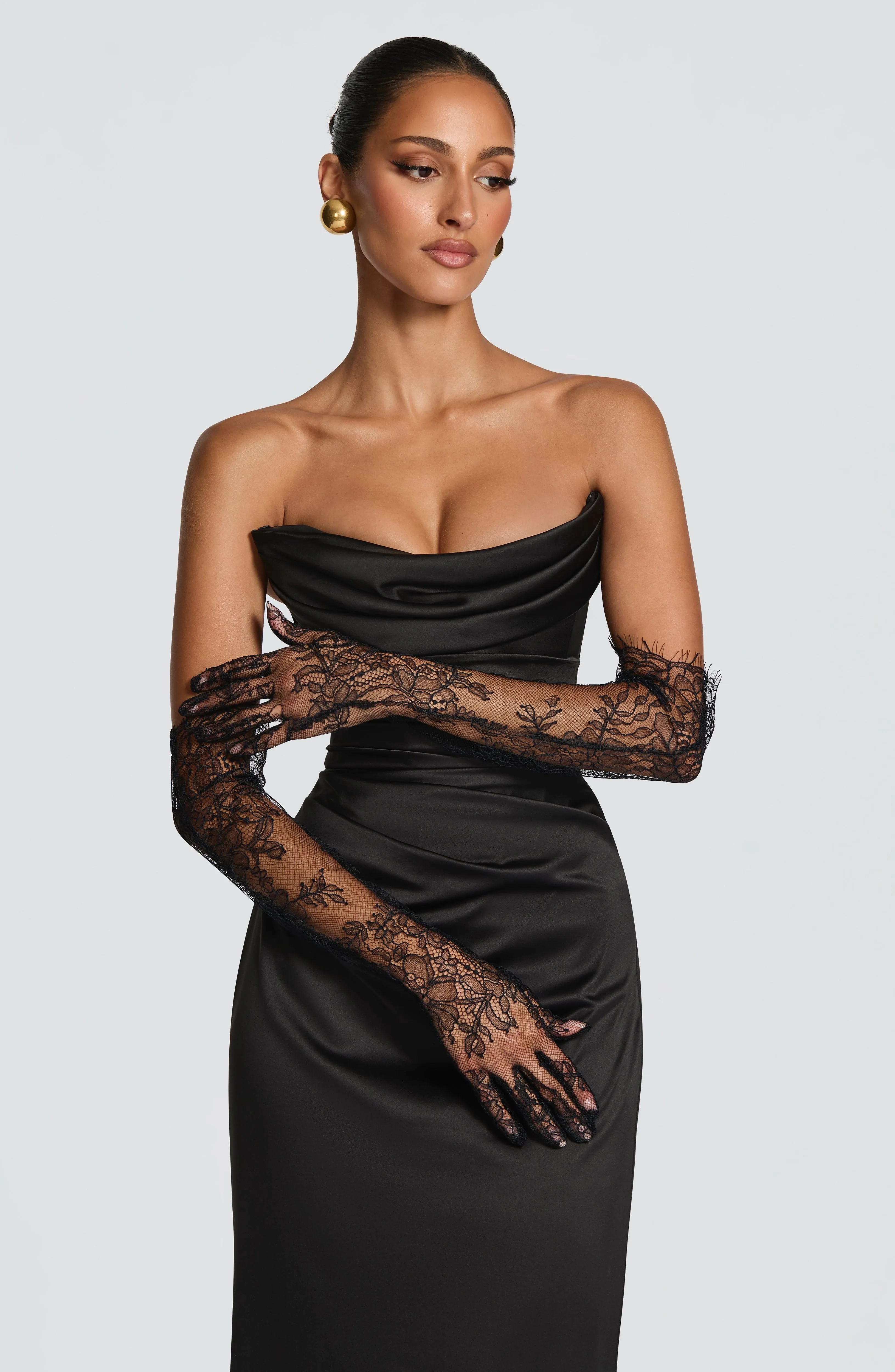 Nia Gloves - Black sold by Babyboo Fashion product image thumbnail 5