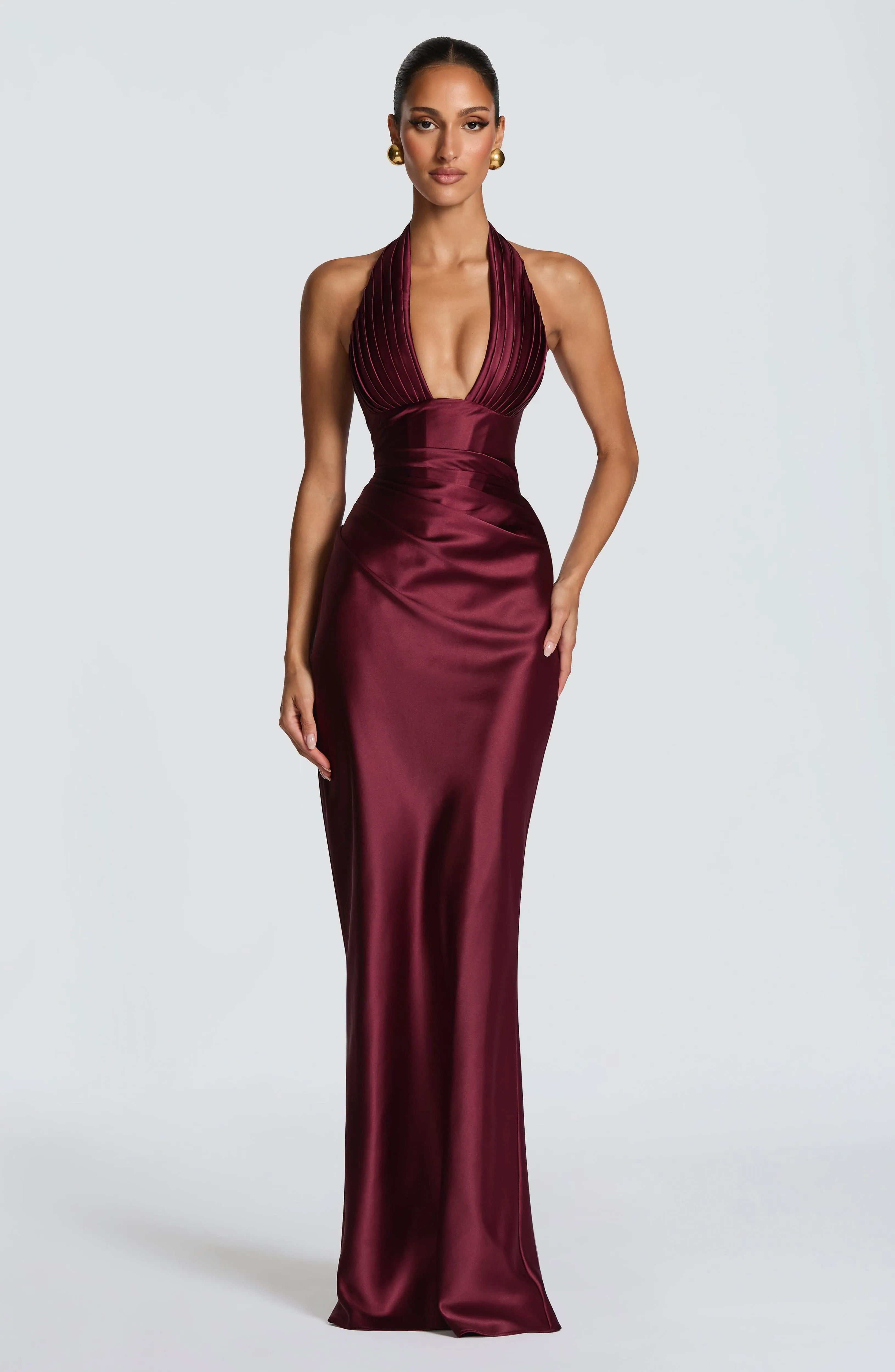 Elowen Maxi Dress - Cherry Lacquer sold by Babyboo Fashion product image thumbnail 5