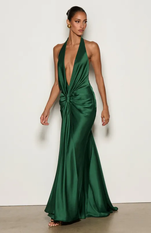 Linette Gown - Emerald made by Babyboo Fashion