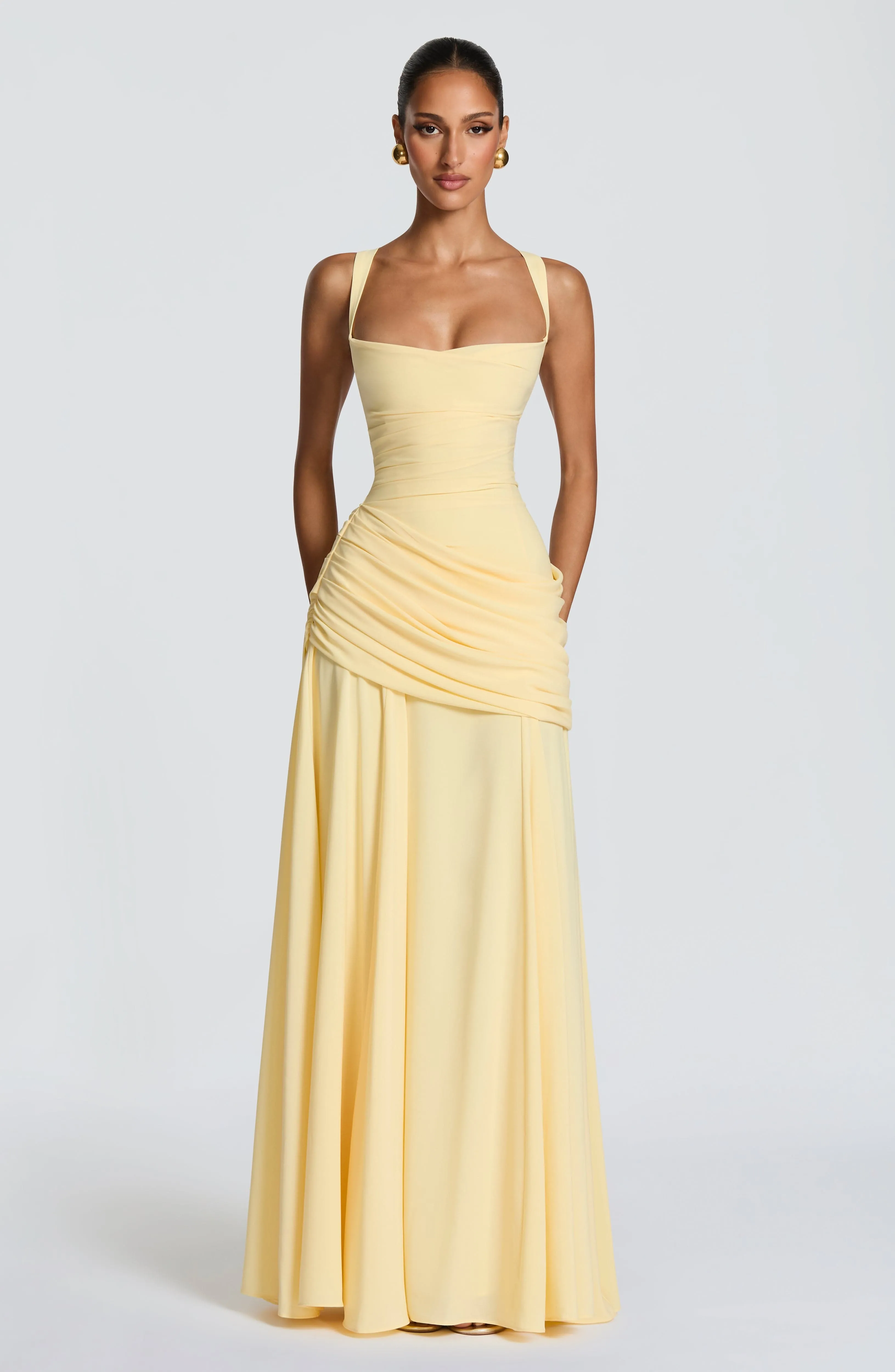 Sura Maxi Dress - Lemon sold by Babyboo Fashion product image thumbnail 5