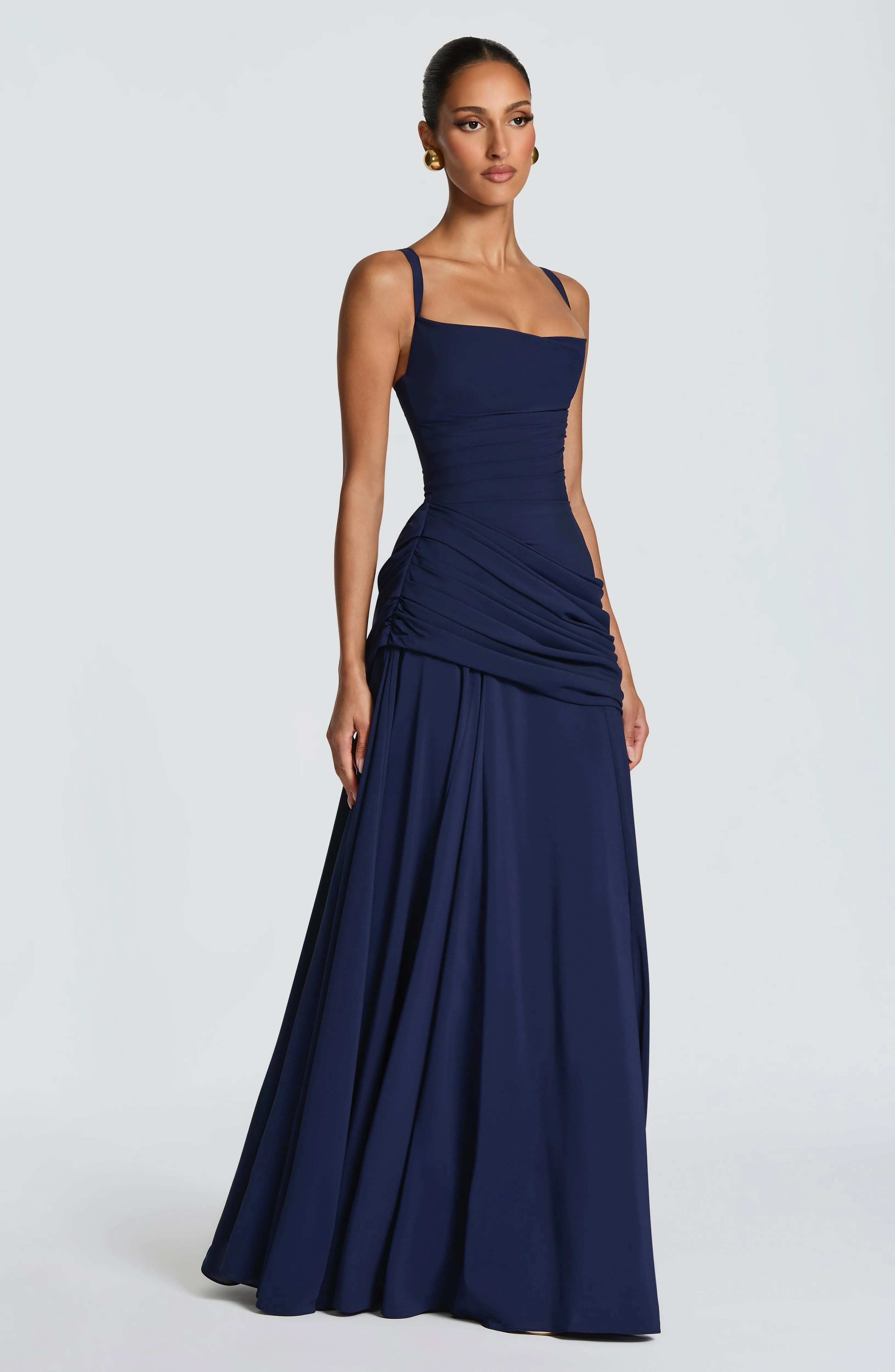 Sura Maxi Dress - Navy sold by Babyboo Fashion product image thumbnail 3
