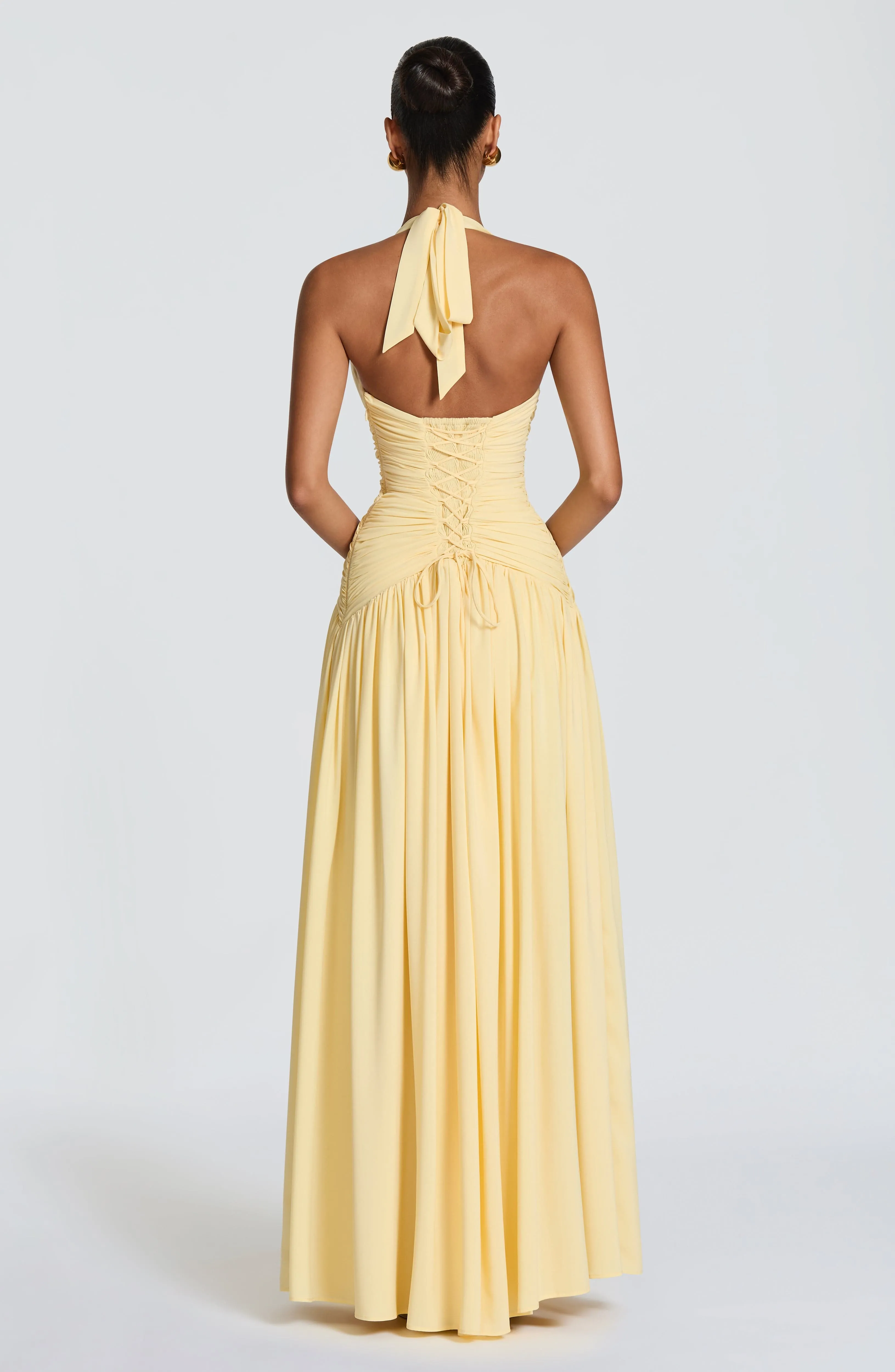 Amaris Maxi Dress - Lemon sold by Babyboo Fashion product image thumbnail 3